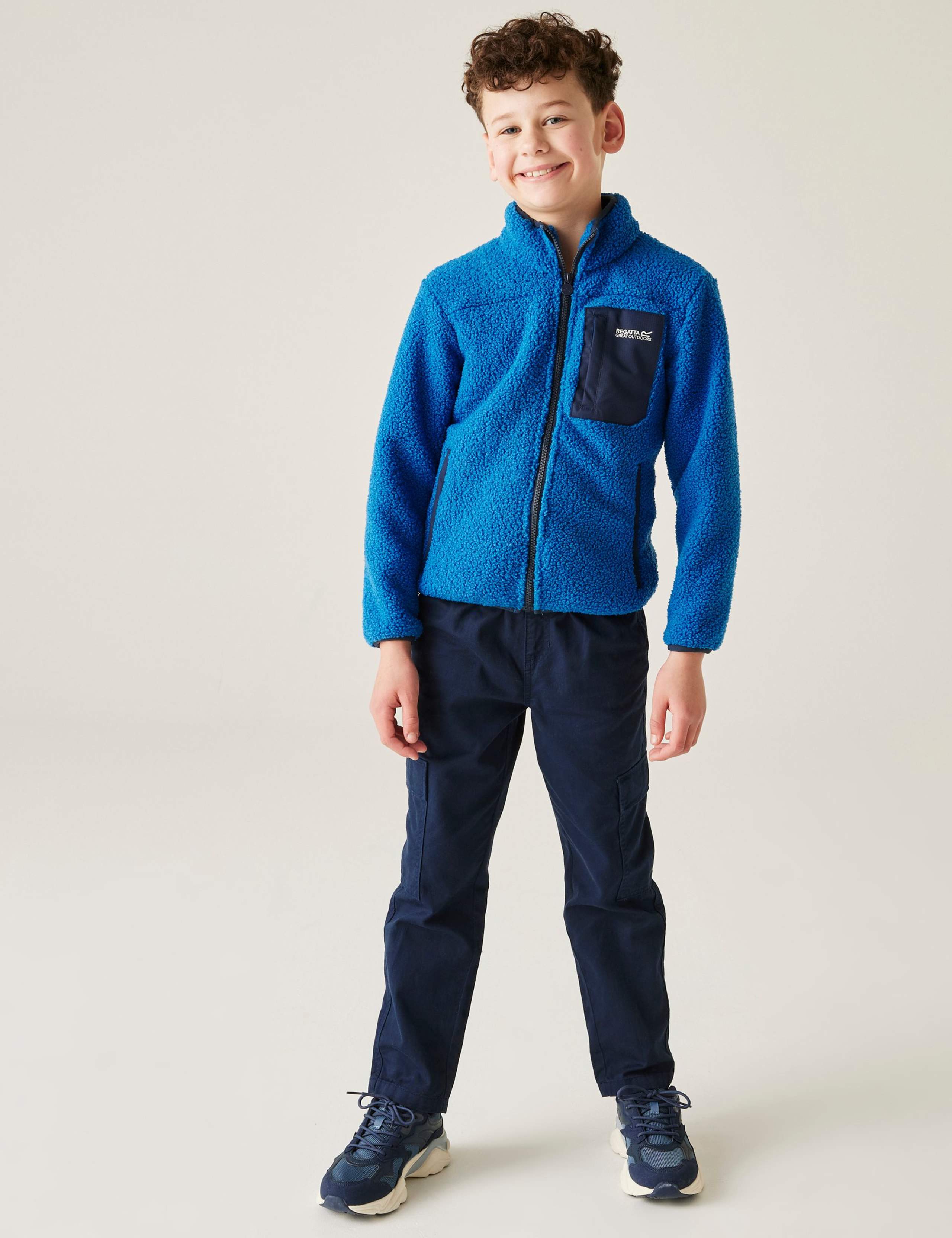 Junior Frankie Zip Borg Fleece Jacket (3-14 Yrs) 3 of 7