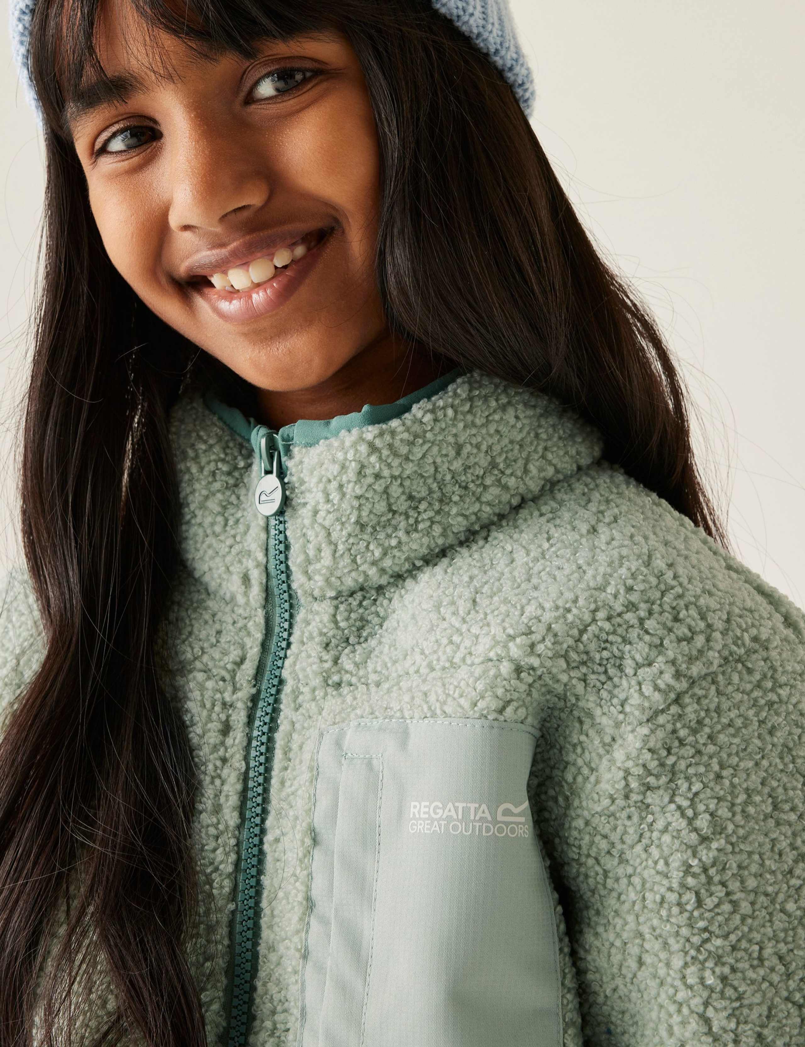 Junior Frankie Zip Borg Fleece Jacket (3-14 Yrs) 7 of 8