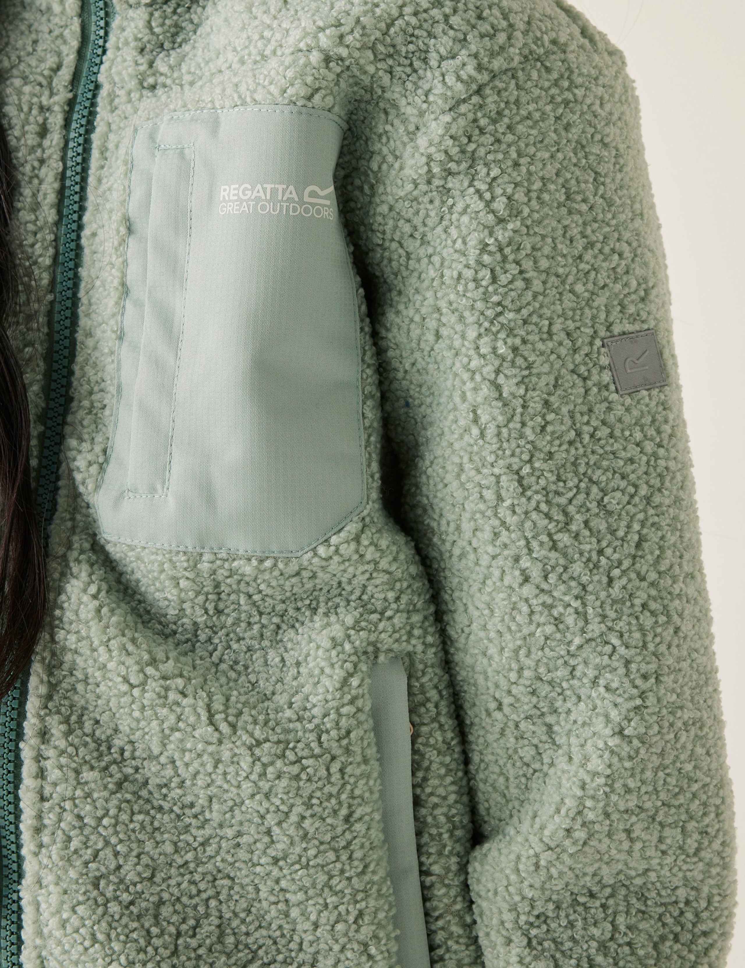 Junior Frankie Zip Borg Fleece Jacket (3-14 Yrs) 8 of 8