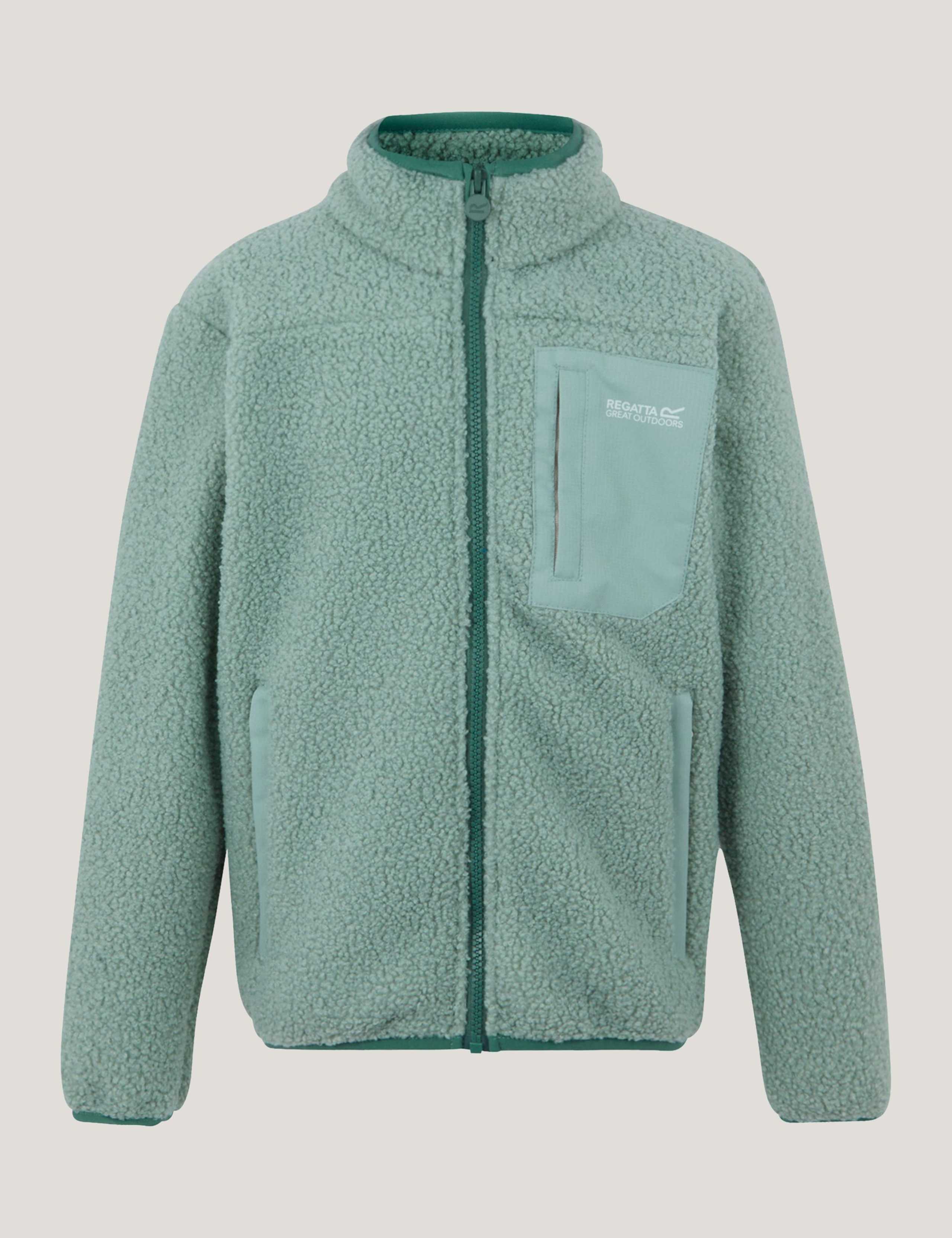 Junior Frankie Zip Borg Fleece Jacket (3-14 Yrs) 2 of 8