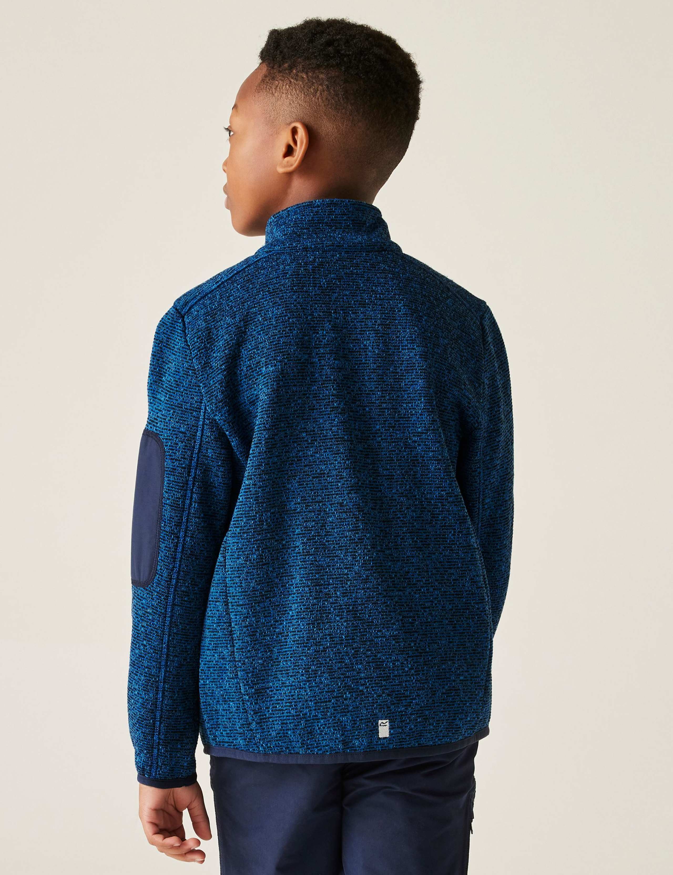 Junior Newhill Textured Zip Fleece (3-14 Yrs) 5 of 7