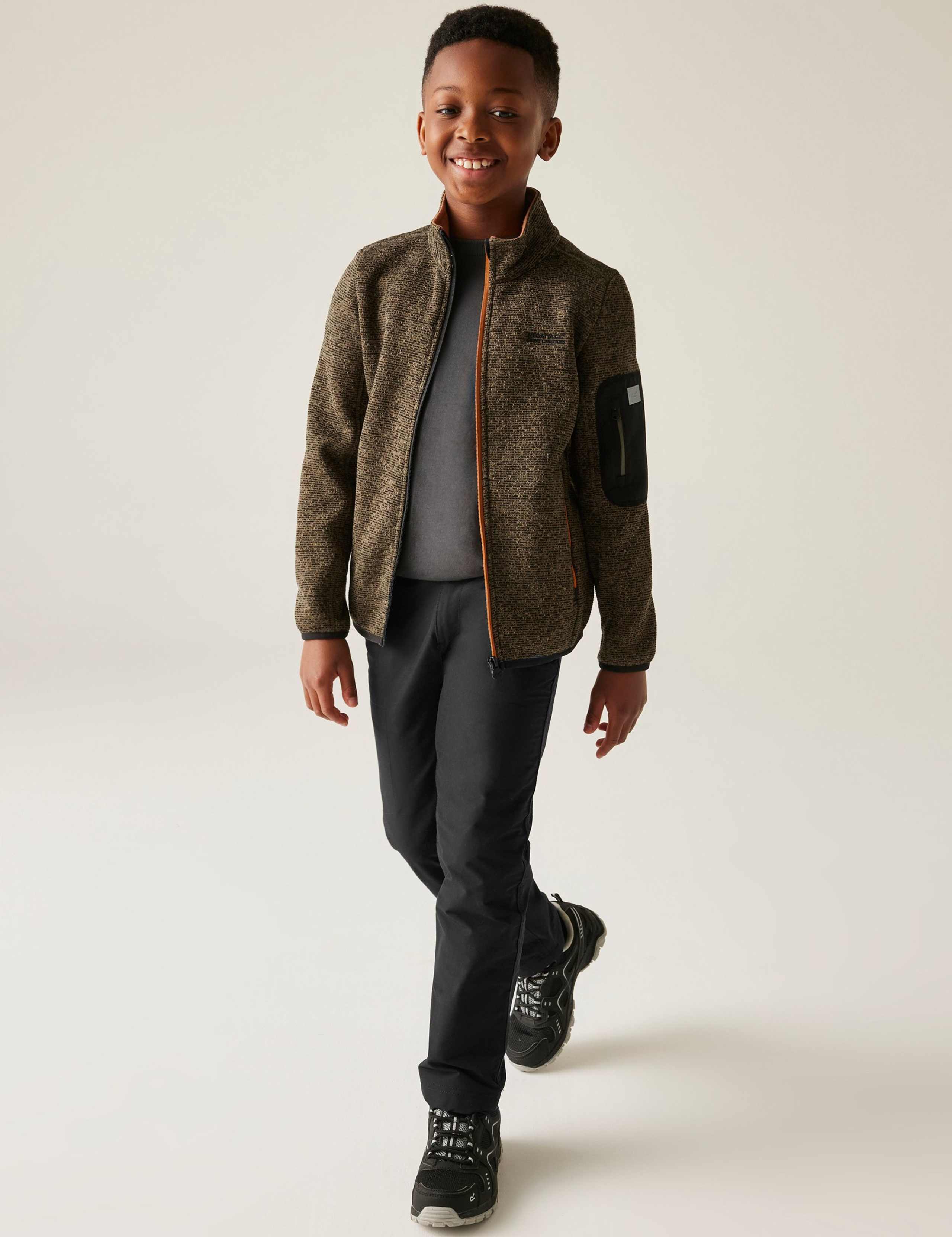 Junior Newhill Textured Zip Fleece (3-14 Yrs) 3 of 7