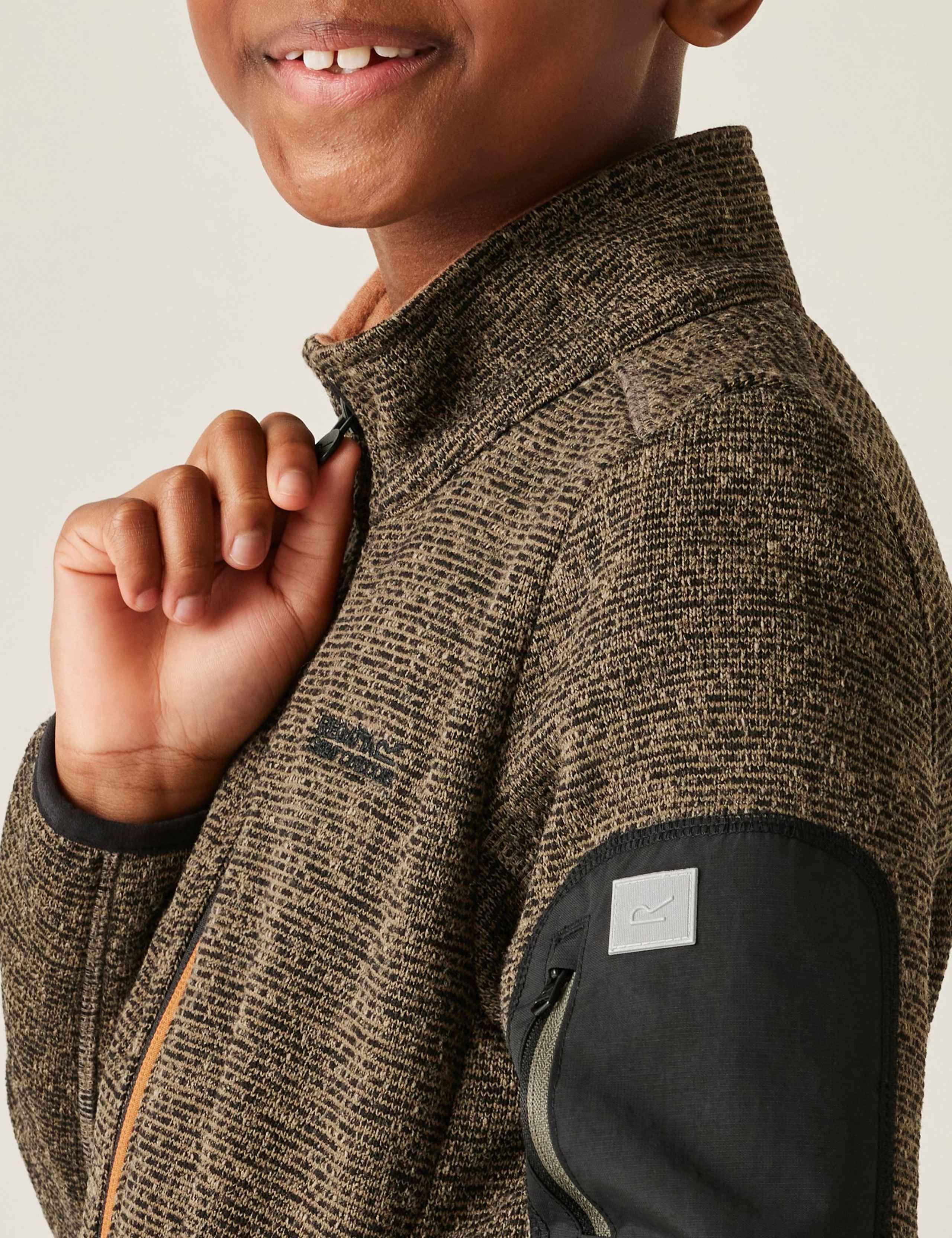 Junior Newhill Textured Zip Fleece (3-14 Yrs) 6 of 7