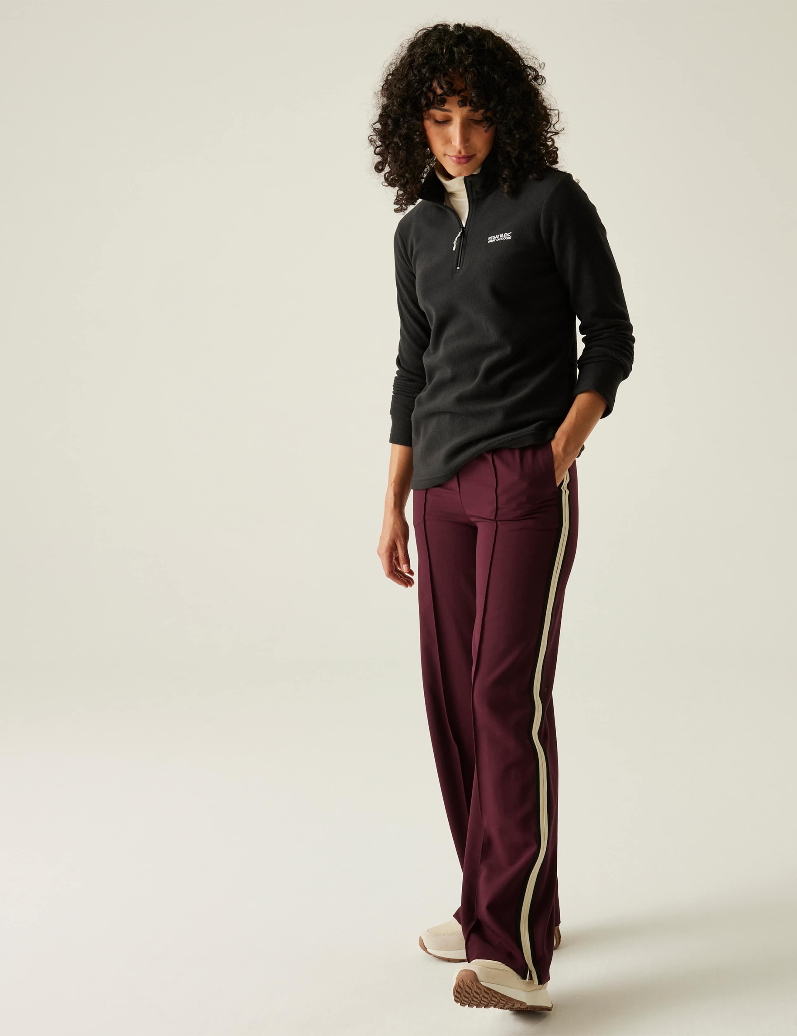Sweethart Funnel Neck Half Zip Fleece 3 of 5