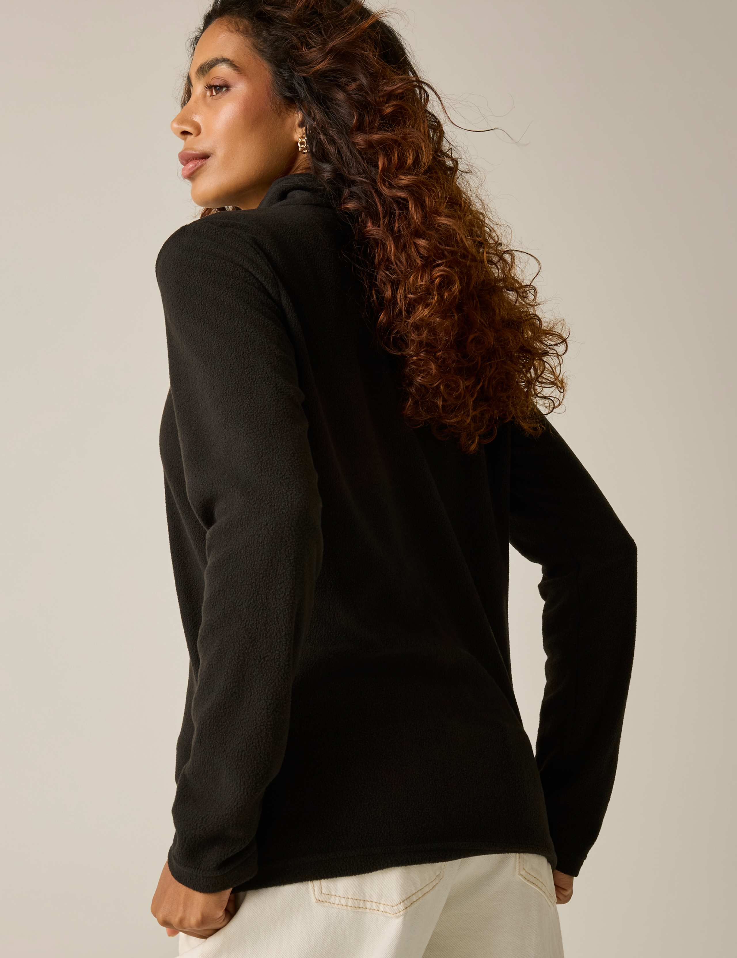 Sweethart Funnel Neck Half Zip Fleece 6 of 8