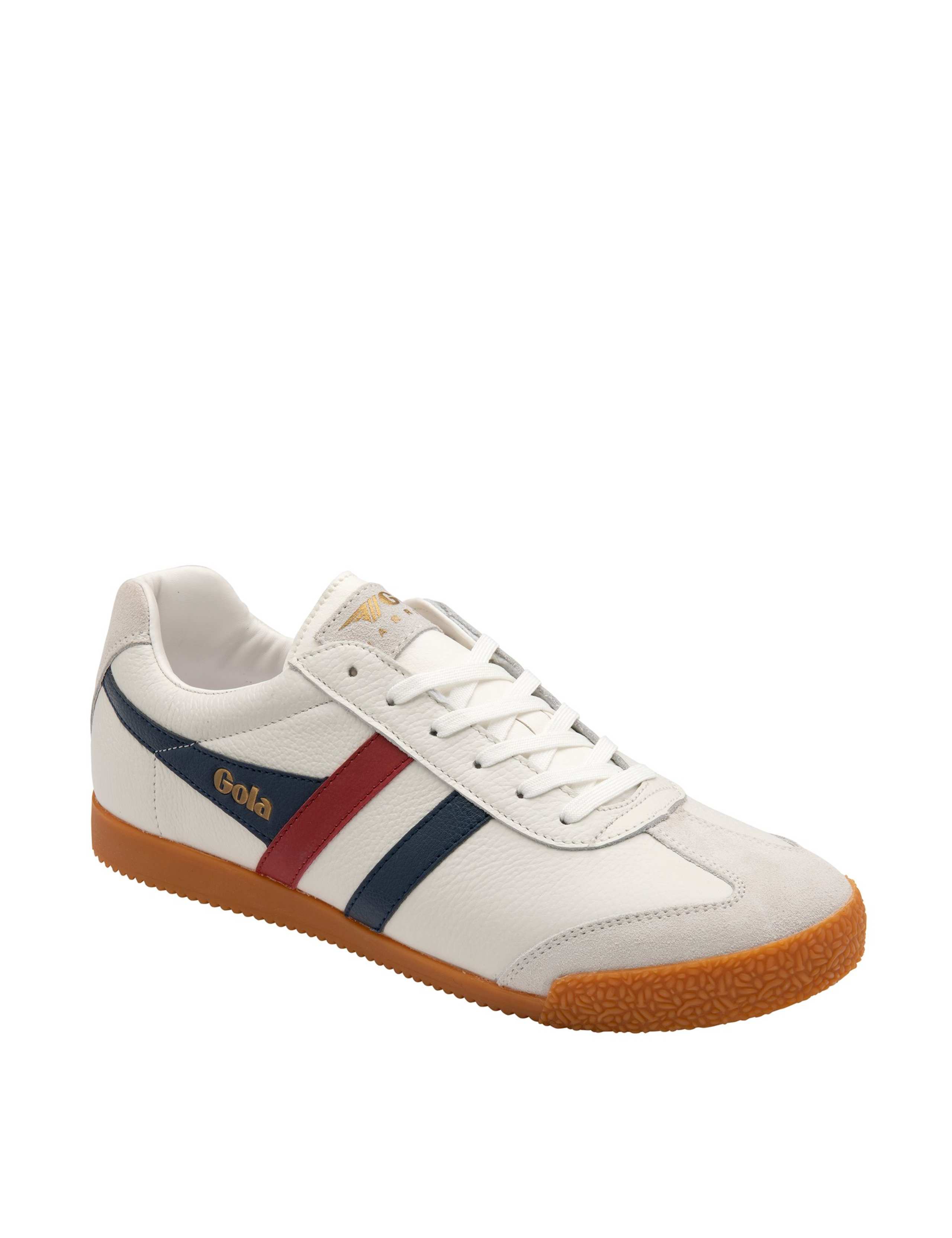 Men's Harrier Leather Stripe Trainers 2 of 5