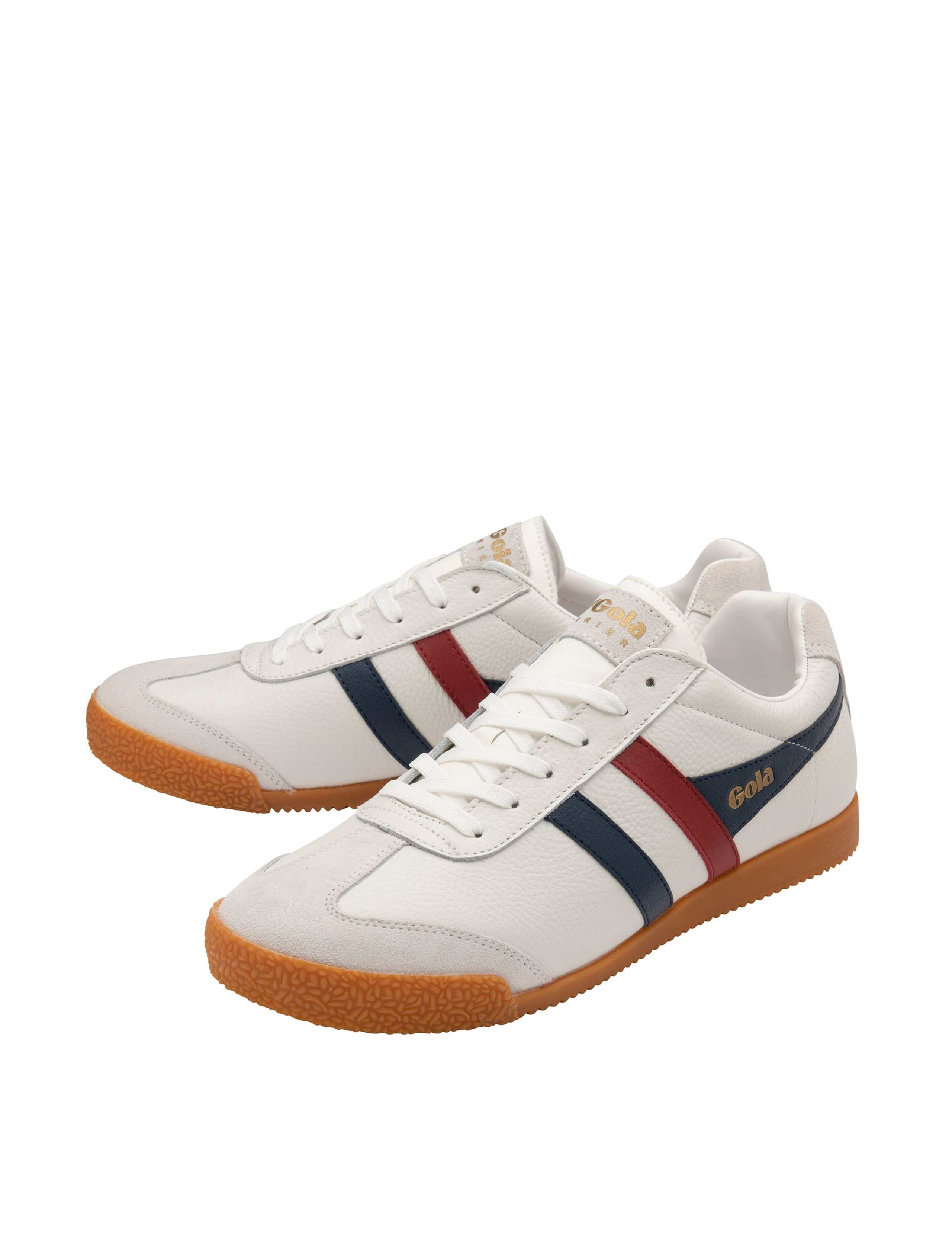 Men's Harrier Leather Stripe Trainers 3 of 5