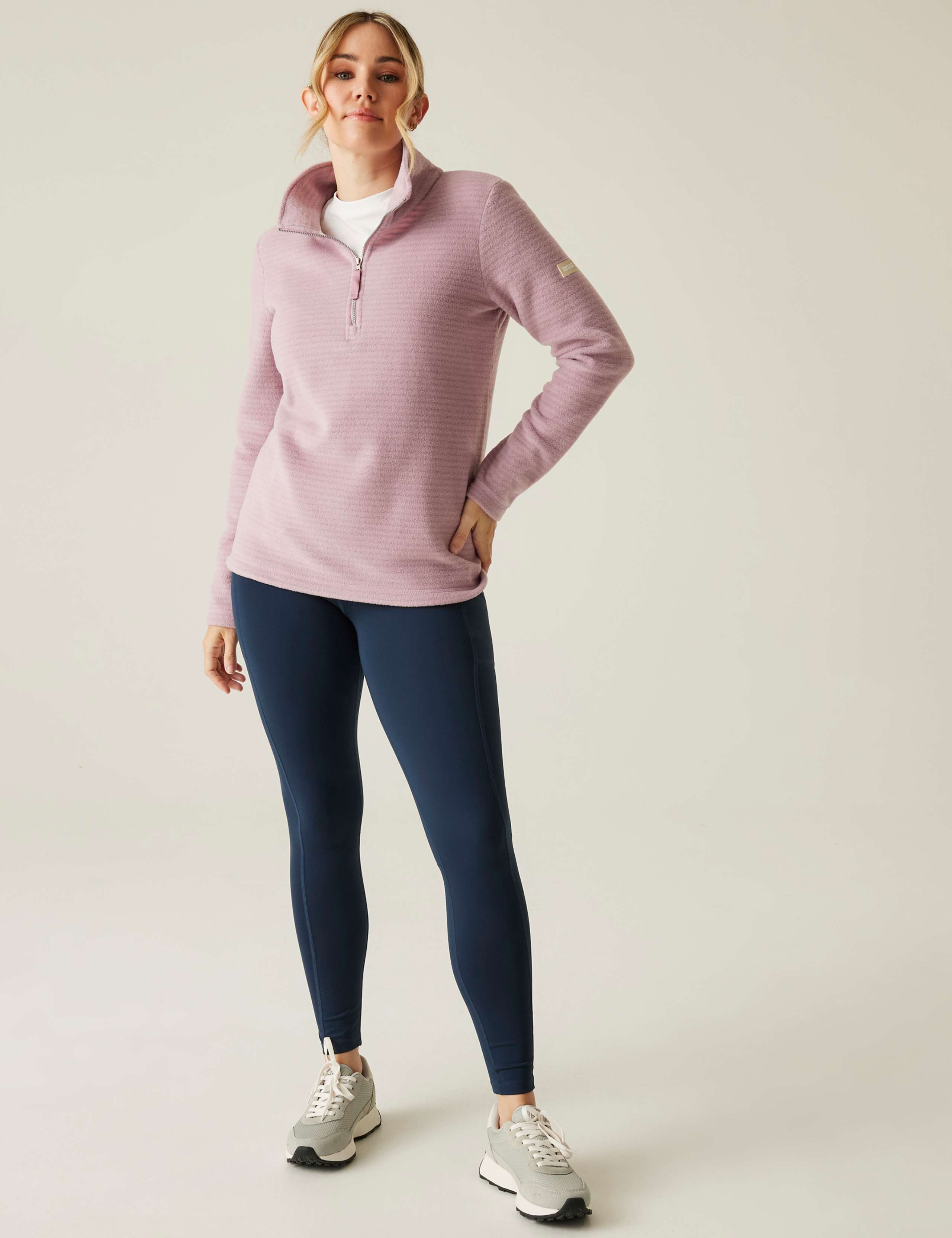 Solenne II Striped Half Zip Fleece 3 of 5