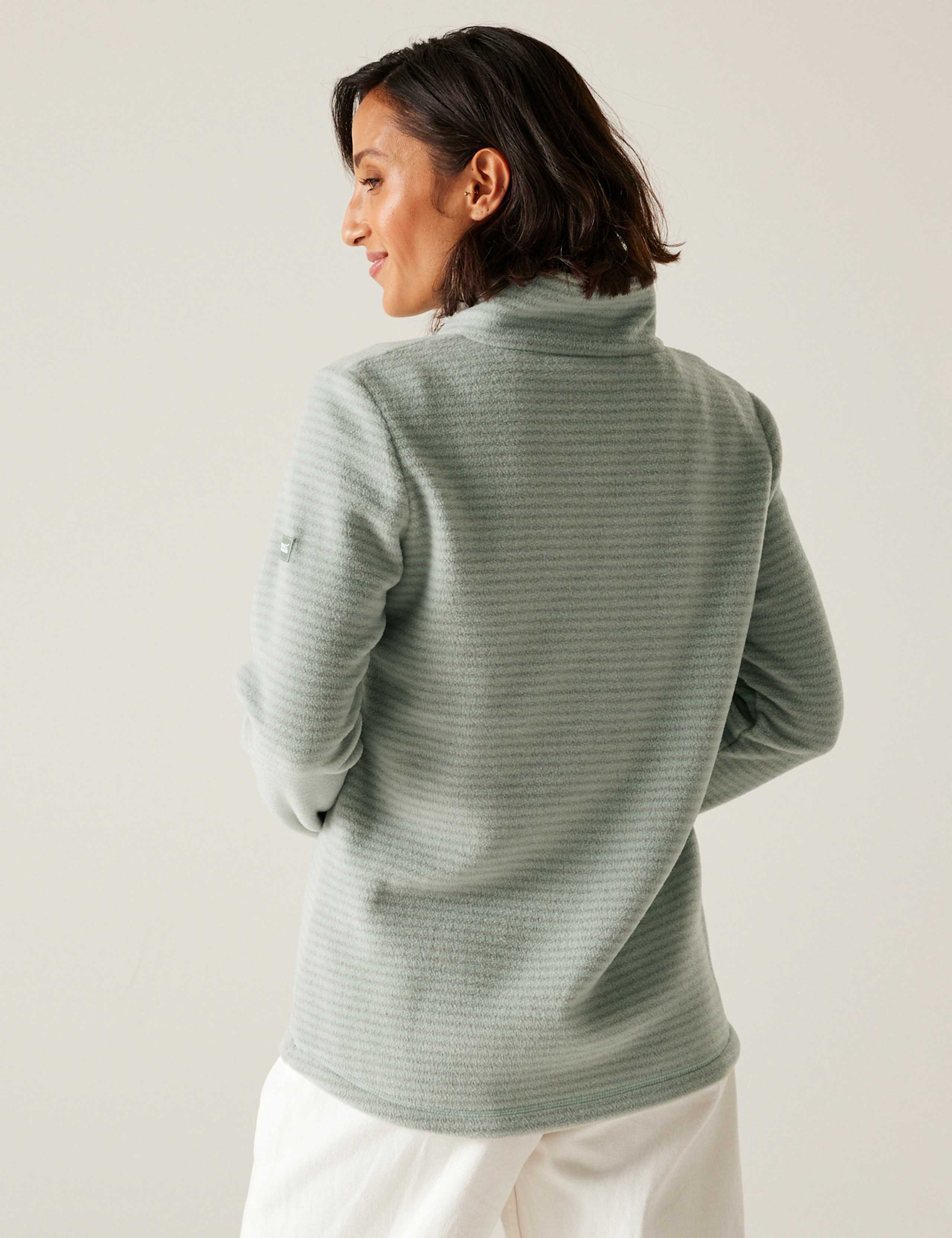 Solenne II Striped Half Zip Fleece 6 of 6