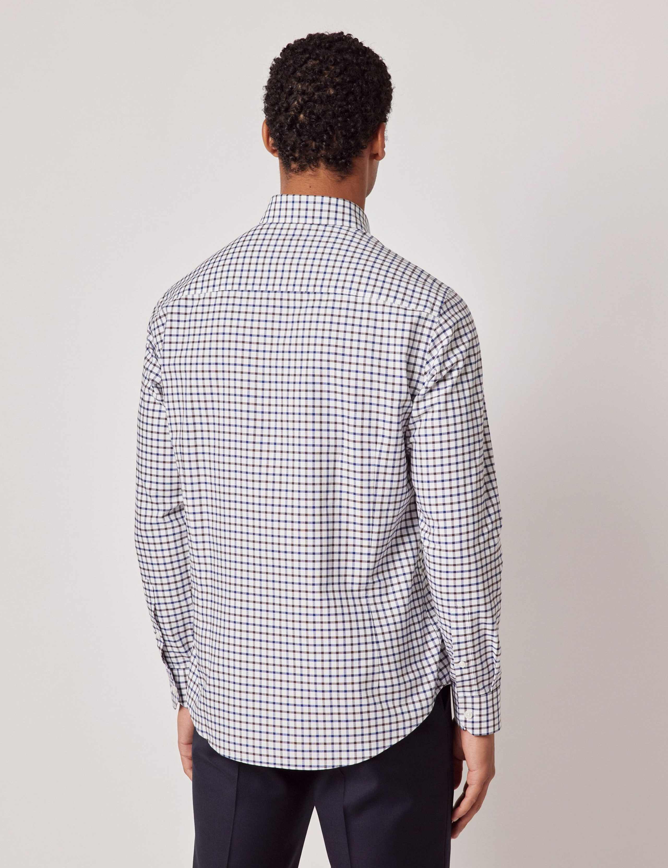 Regular Fit Pure Cotton Check Oxford Shirt 3 of 3