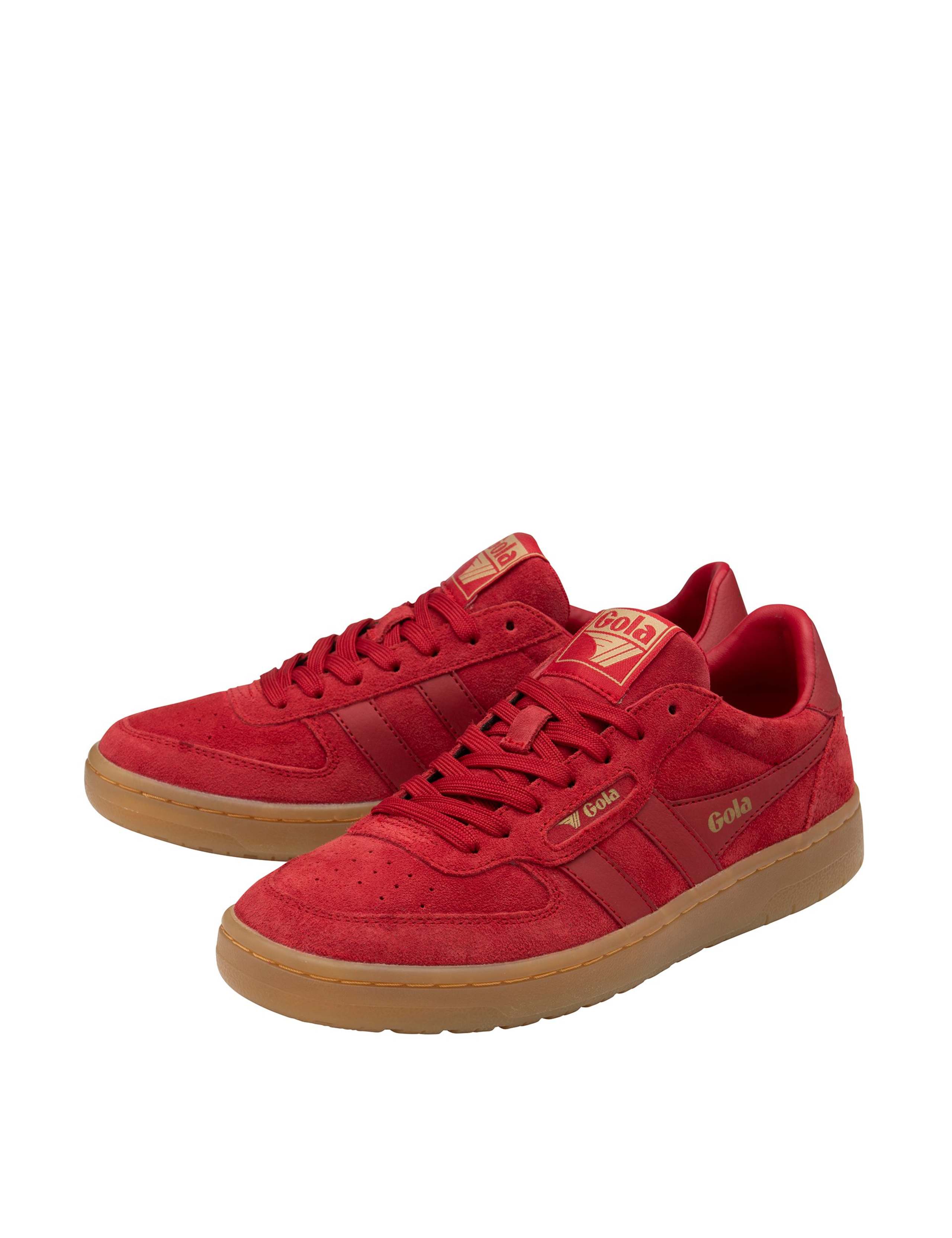 Suede Lace Up Striped Trainers 4 of 5