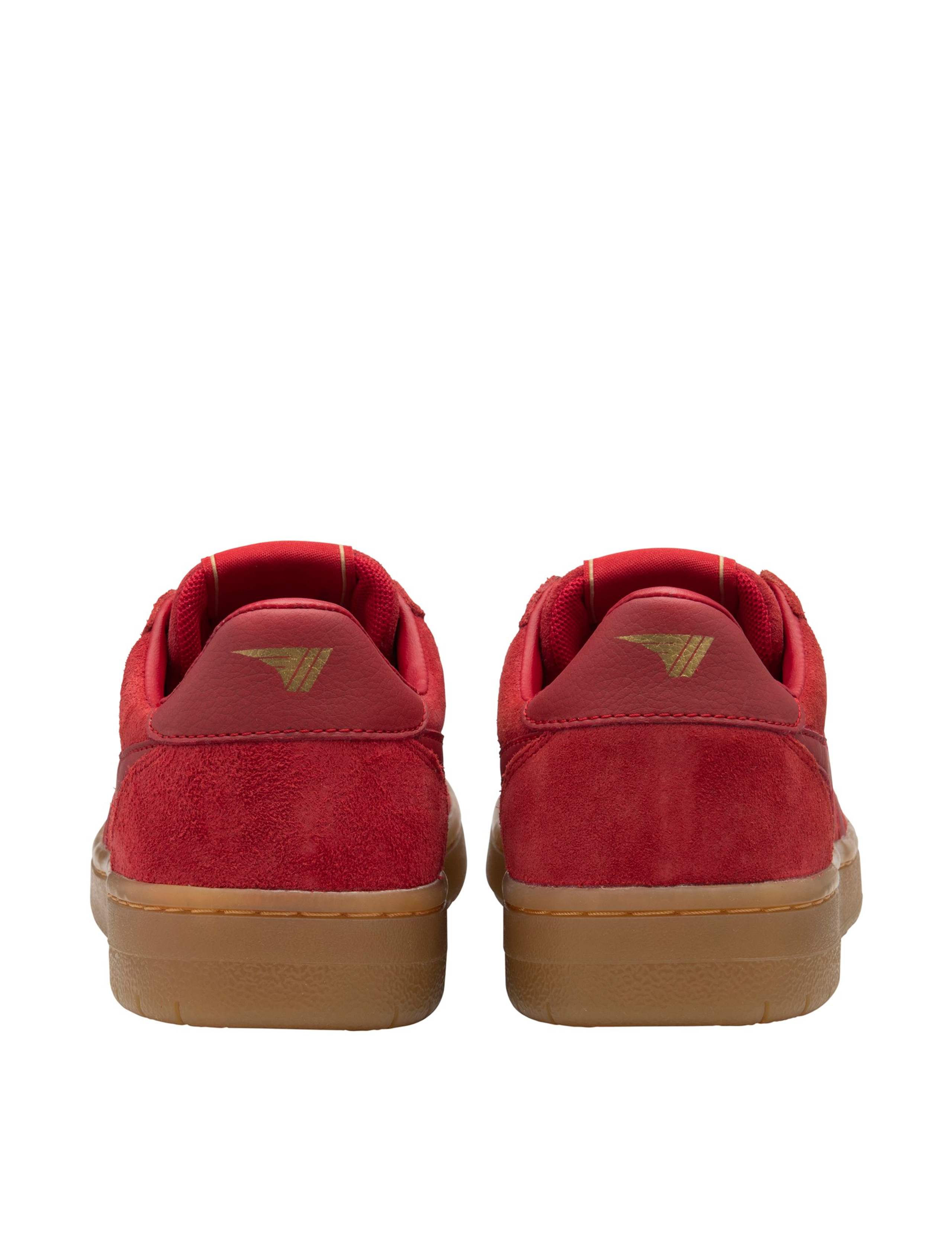 Suede Lace Up Striped Trainers 5 of 5