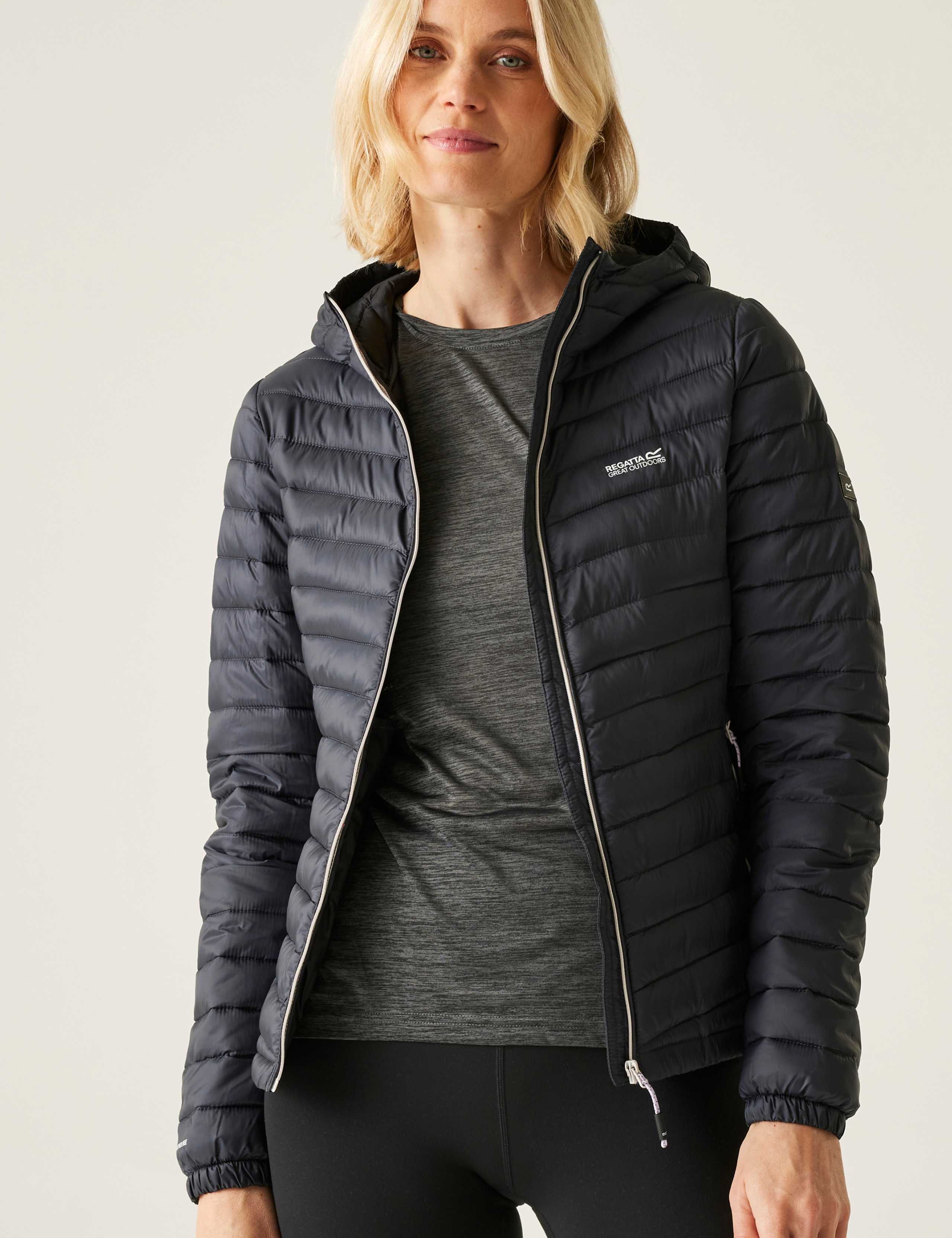 Hurden Water Repellent Hooded Puffer Jacket 1 of 7