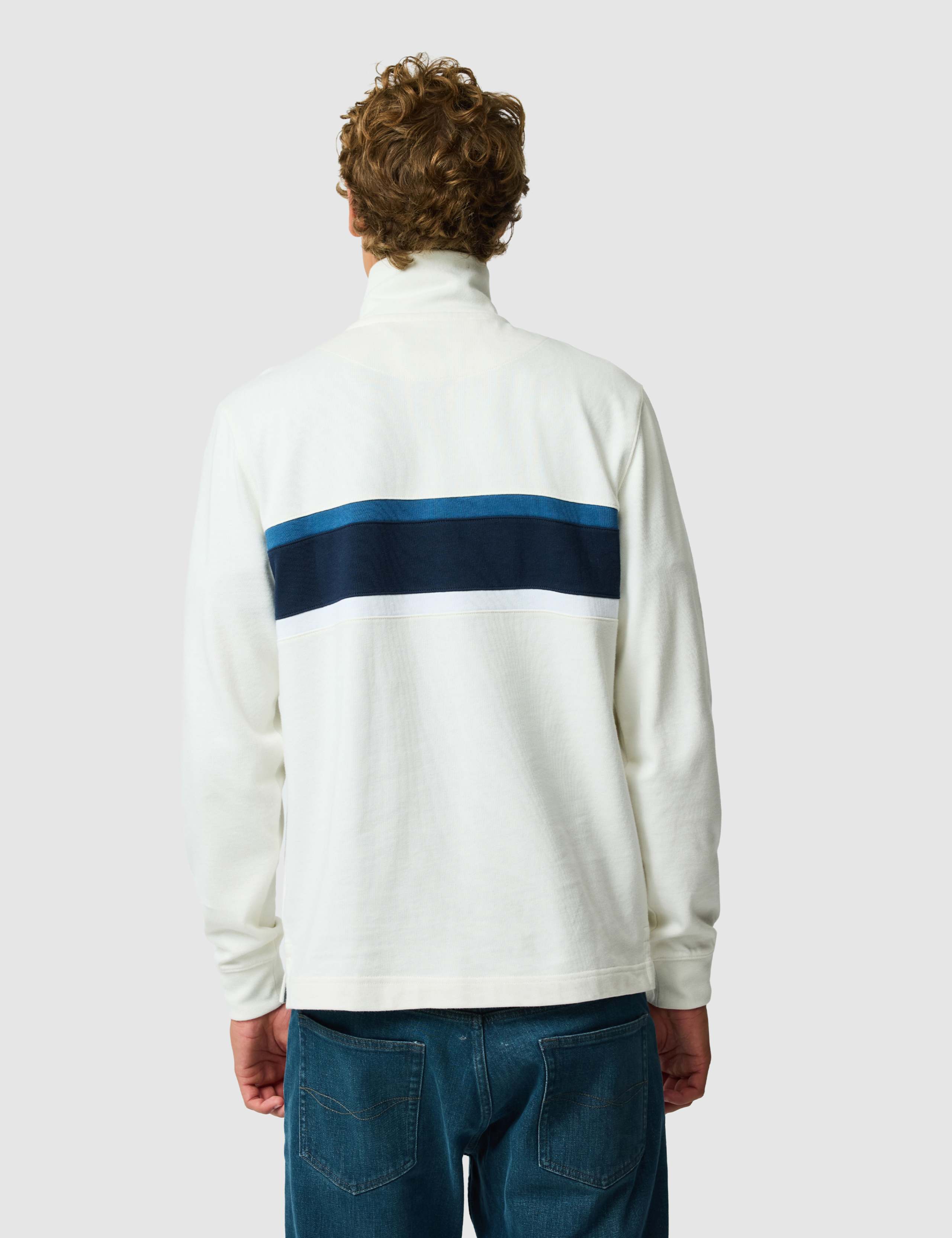 Chesterfield Pure Cotton Half Zip Sweatshirt 3 of 6