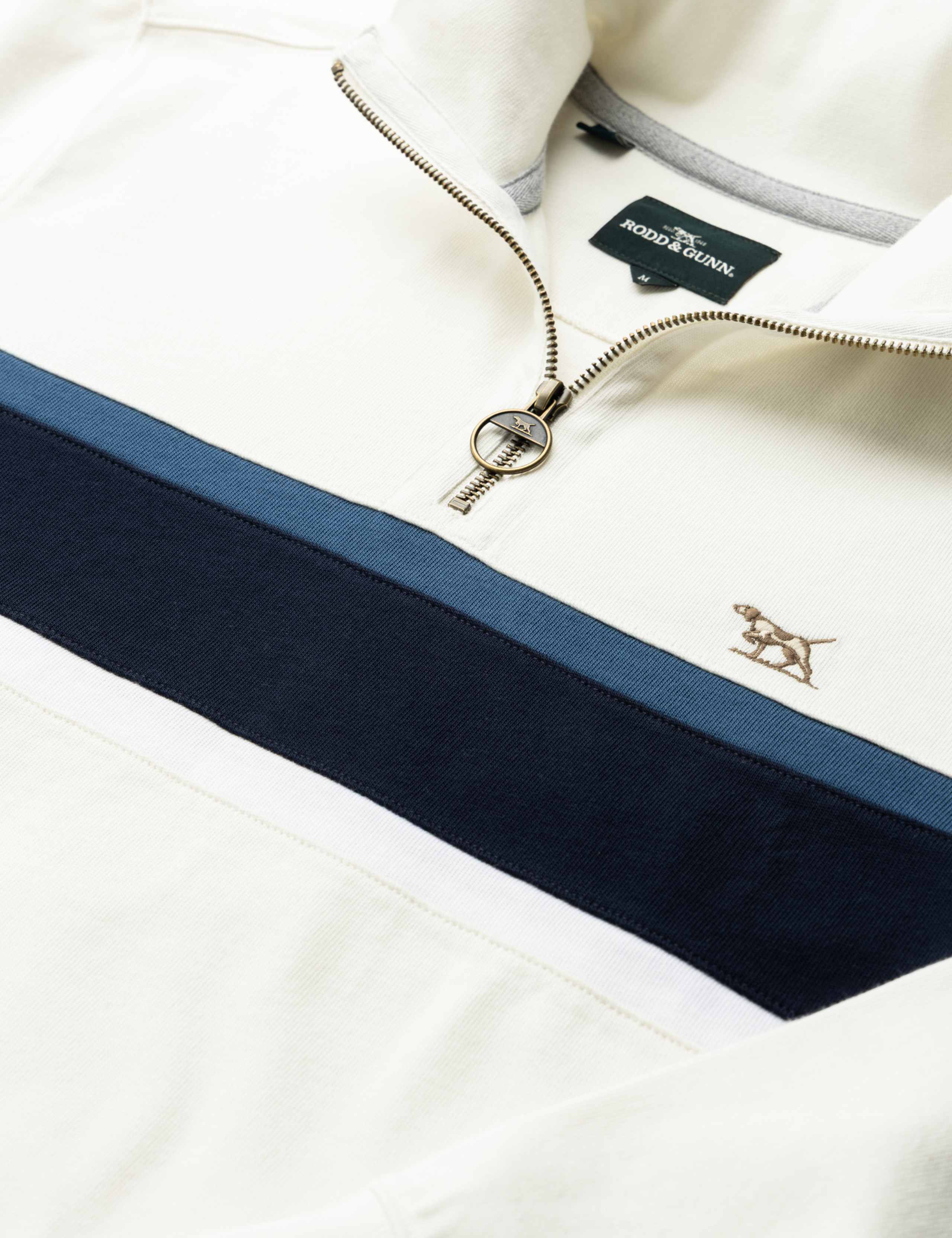 Chesterfield Pure Cotton Half Zip Sweatshirt 6 of 6