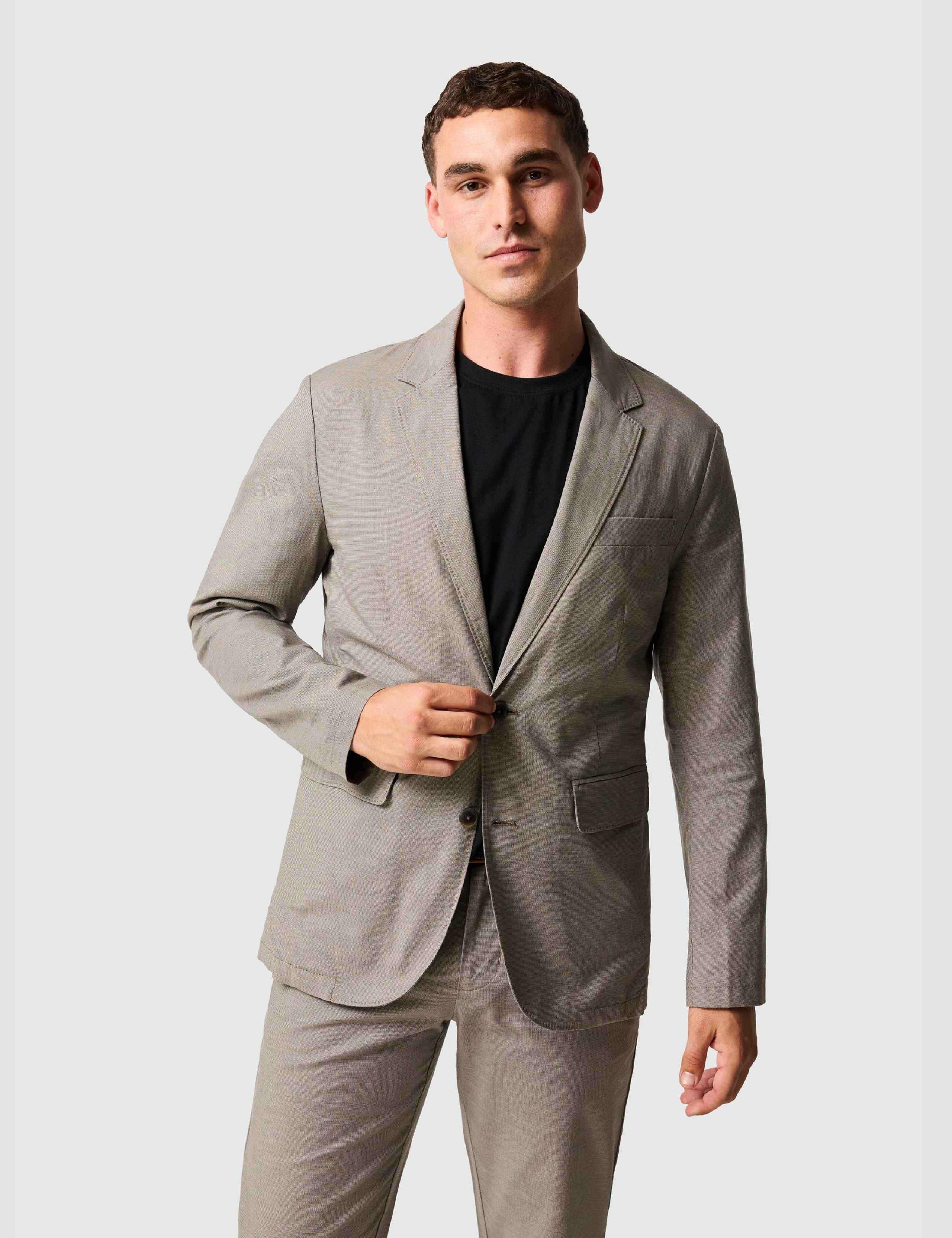 Gunn Cotton Rich Sports Fit Blazer Jacket 1 of 6