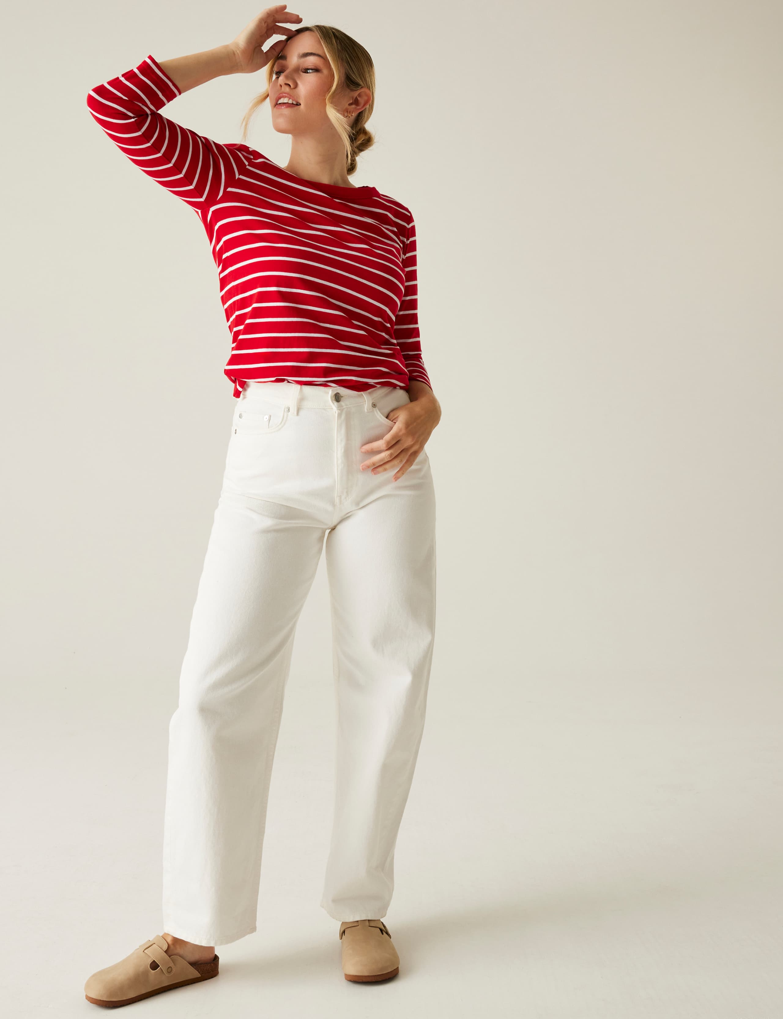 Batylette Cotton Rich Striped Top 4 of 7