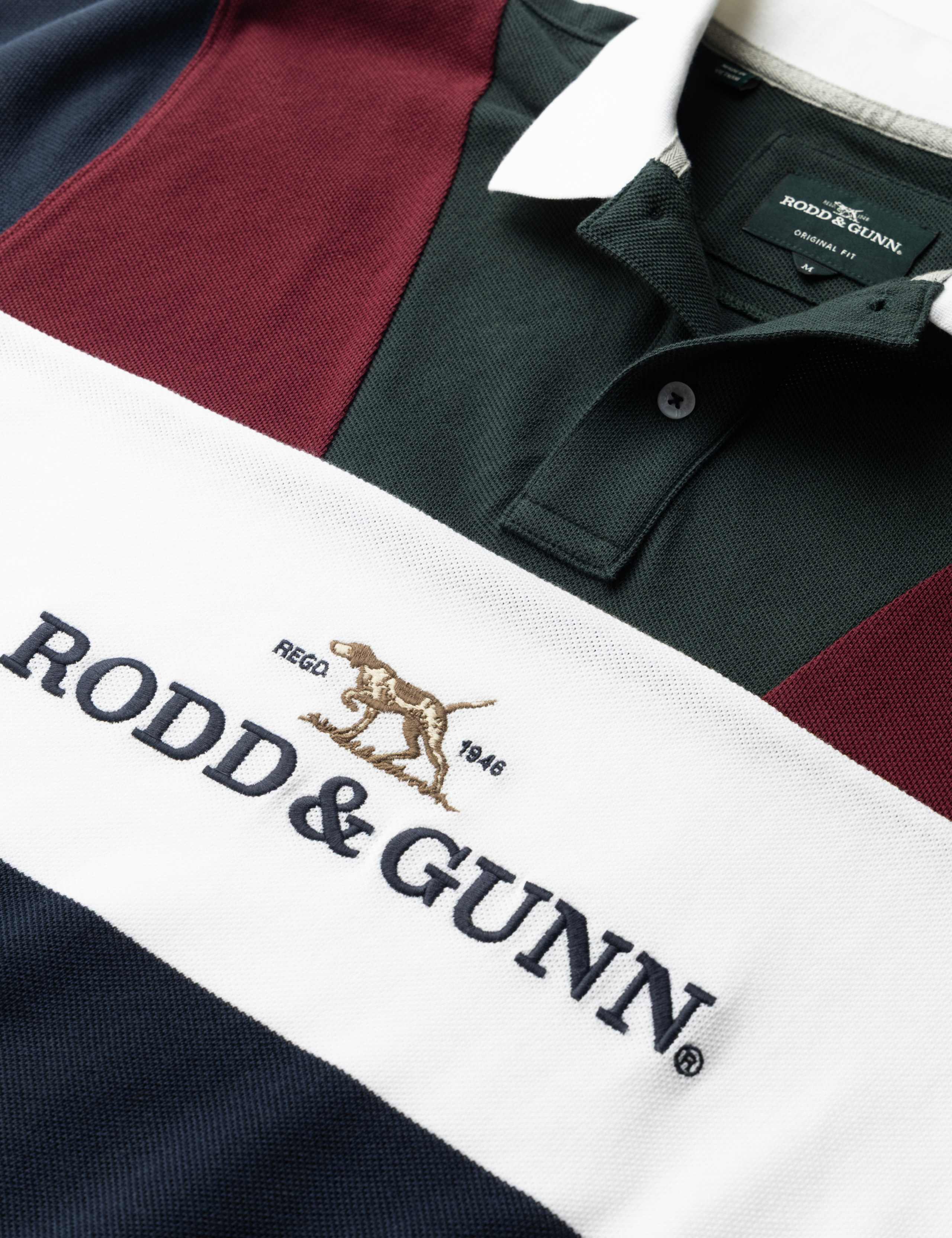 Pure Cotton Colour Block Polo Shirt 6 of 6