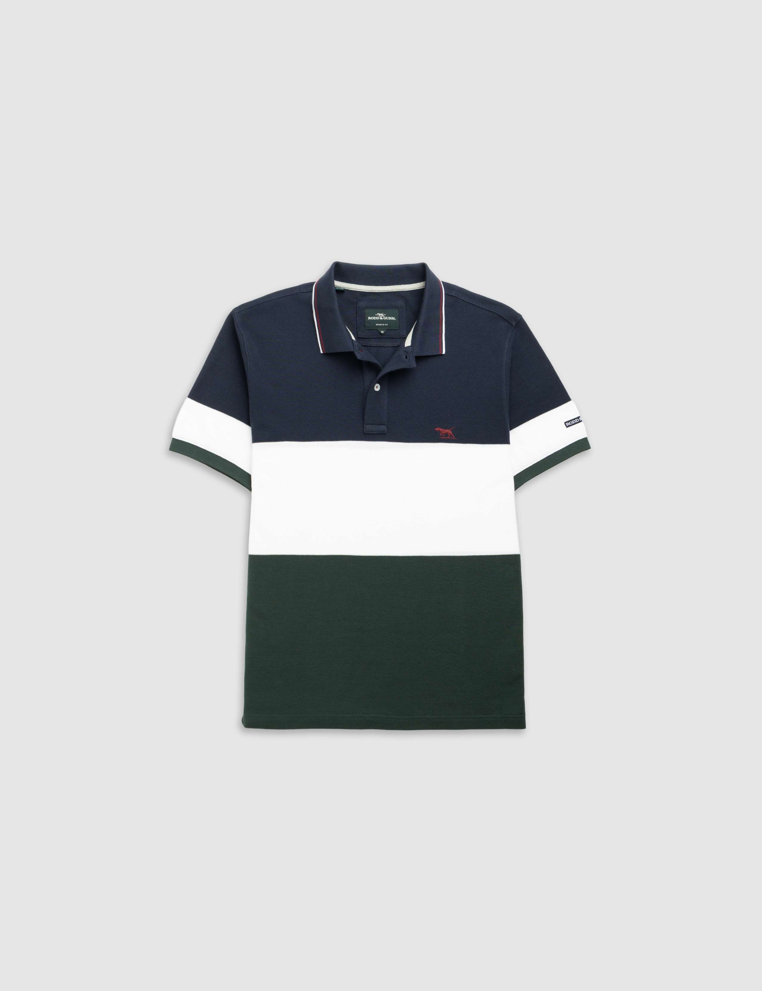 Slim Fit Pure Cotton Colour Block Polo Shirt 4 of 6