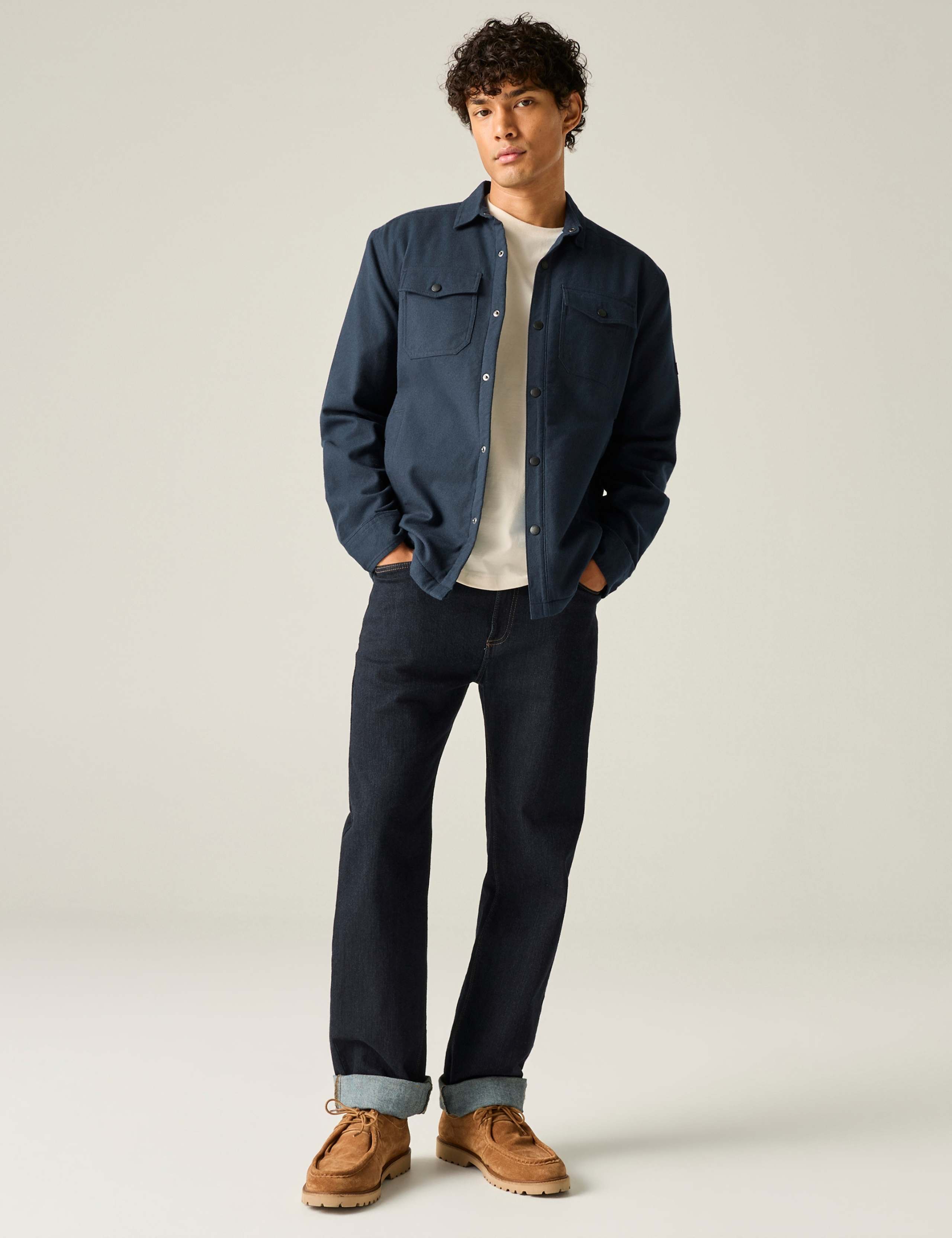 Spennith Pure Cotton Checked Shacket 3 of 7
