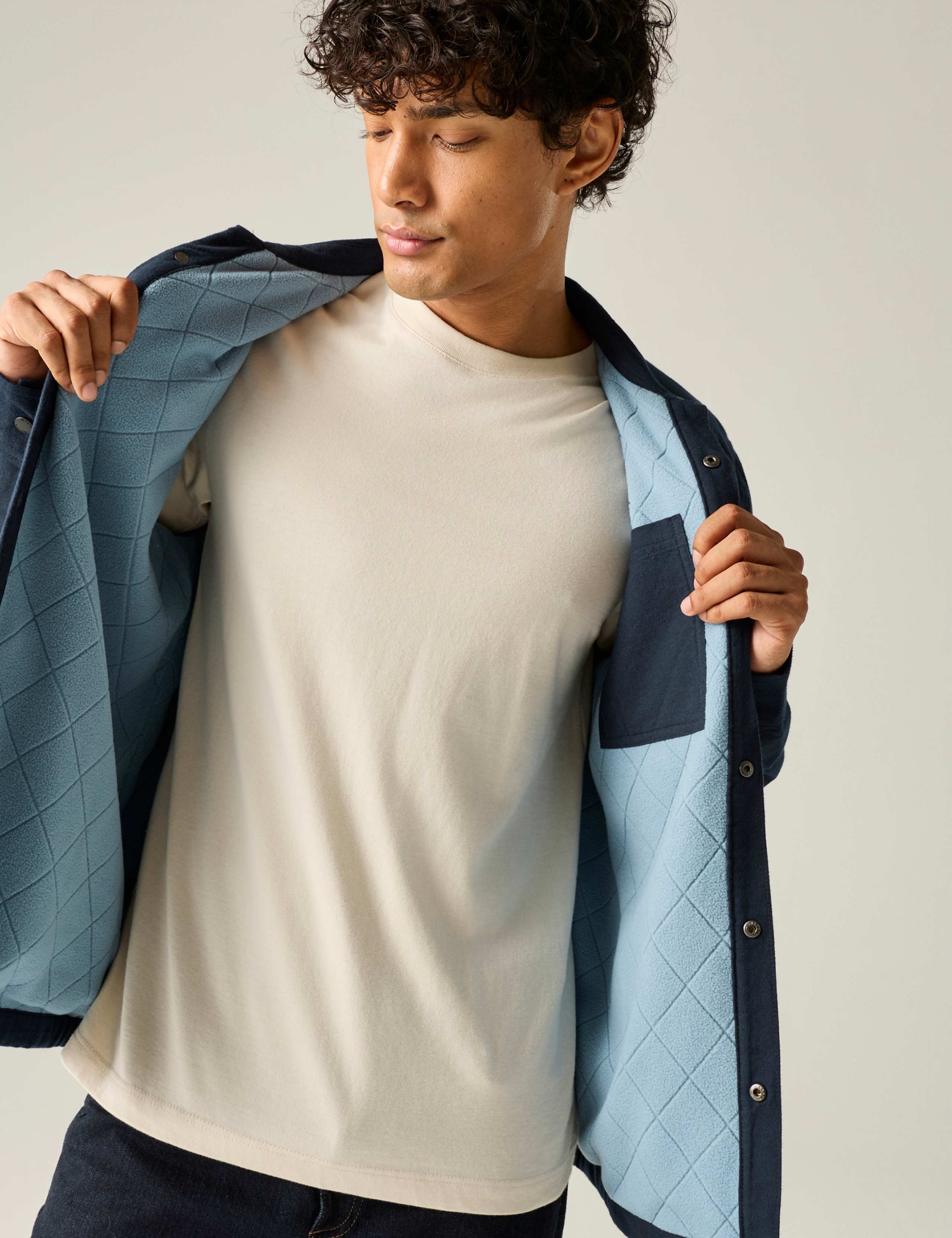 Spennith Pure Cotton Checked Shacket 7 of 7