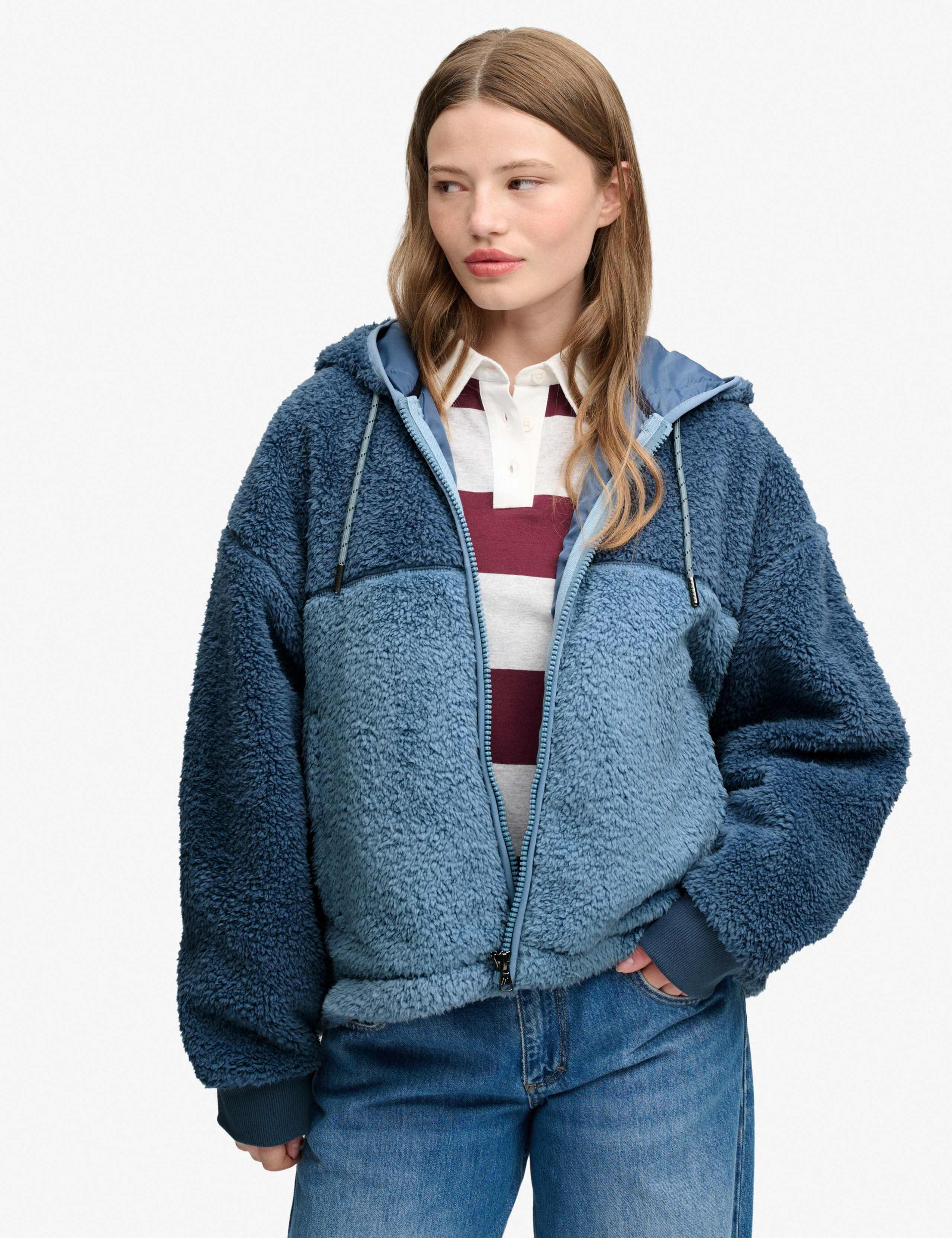 Supersoft Textured Zip Up Hoodie 4 of 6