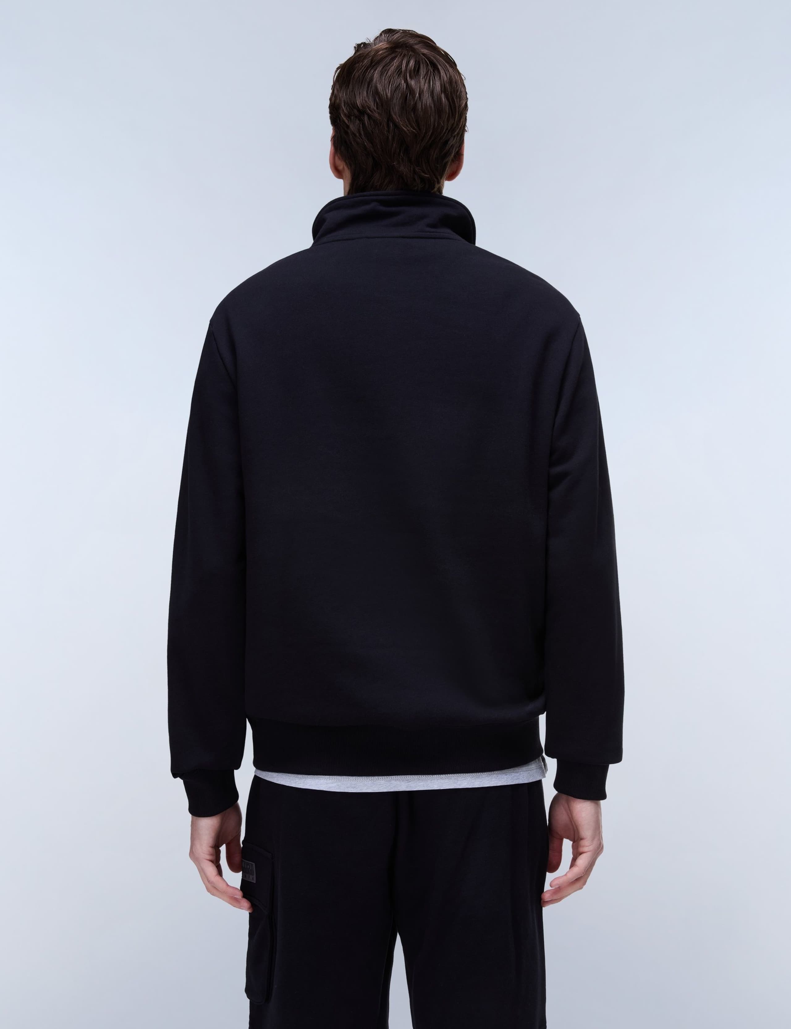 Box Logo Cotton Rich Half Zip Sweatshirt 3 of 4