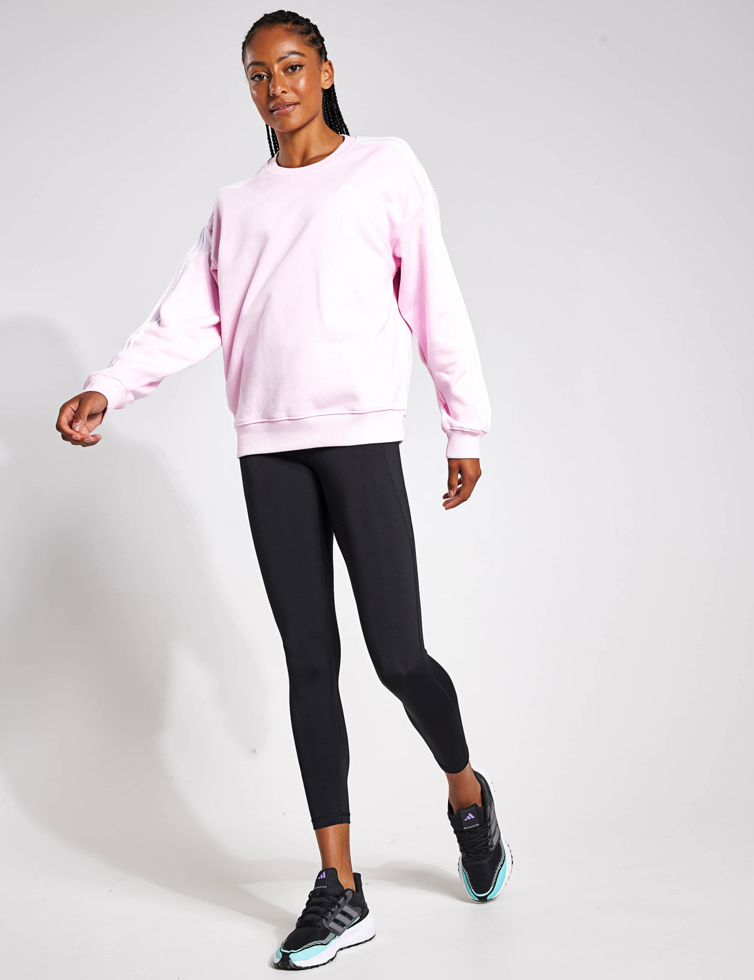 Essentials 3 Stripes Pure Cotton Sweatshirt 3 of 5