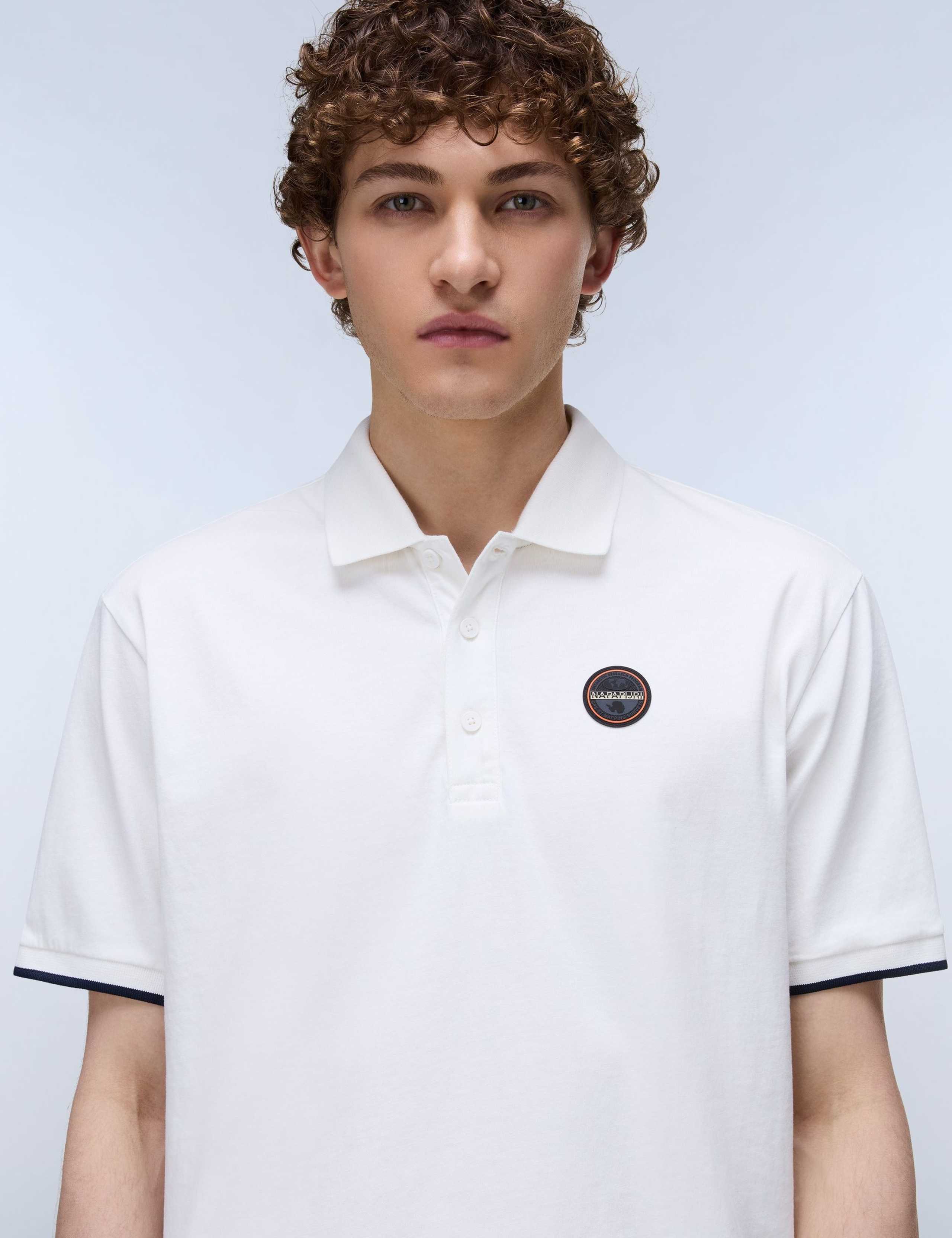 Pure Cotton Badge Polo Shirt 4 of 4