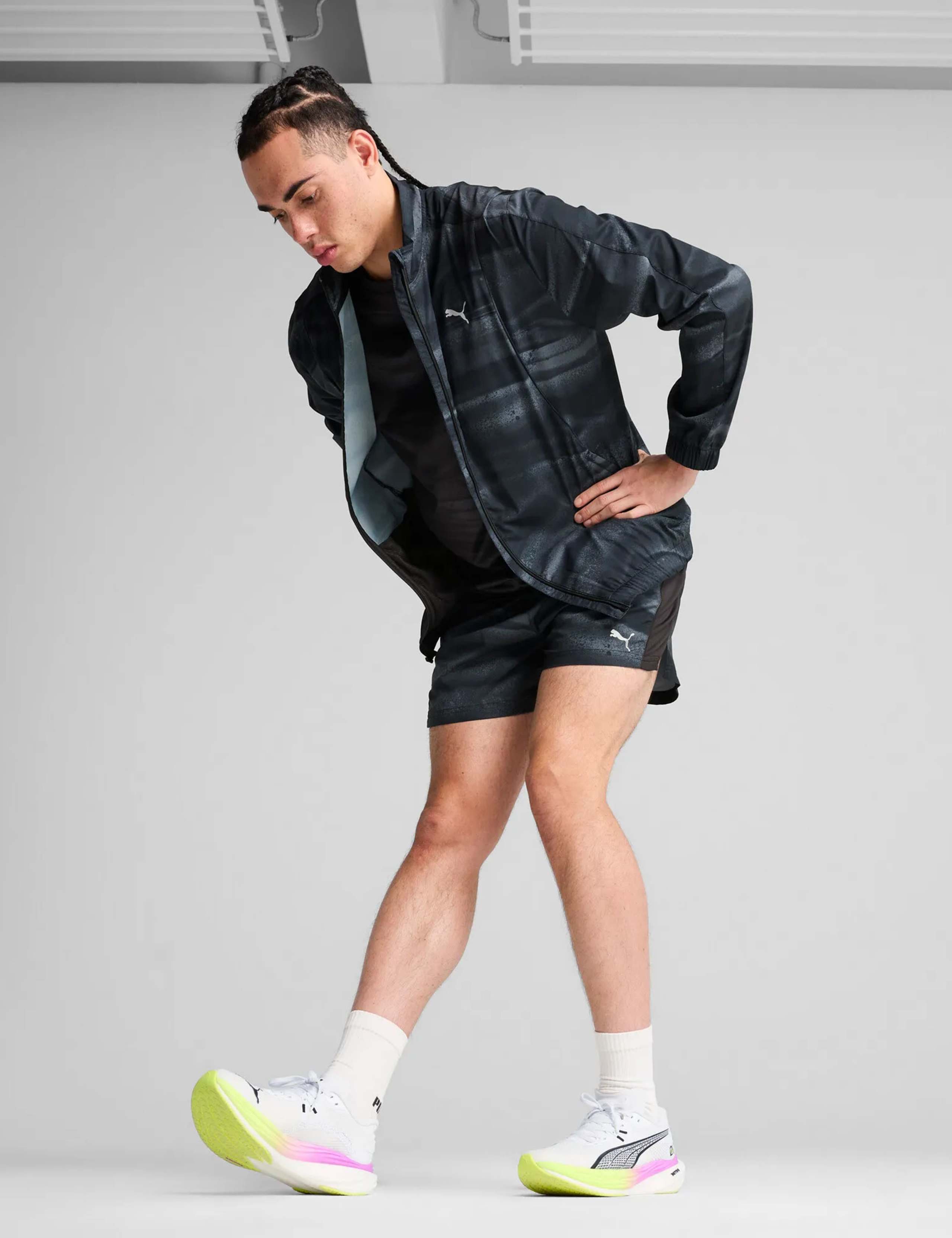 Run Velocity Printed Zip Up Sports Jacket 4 of 7