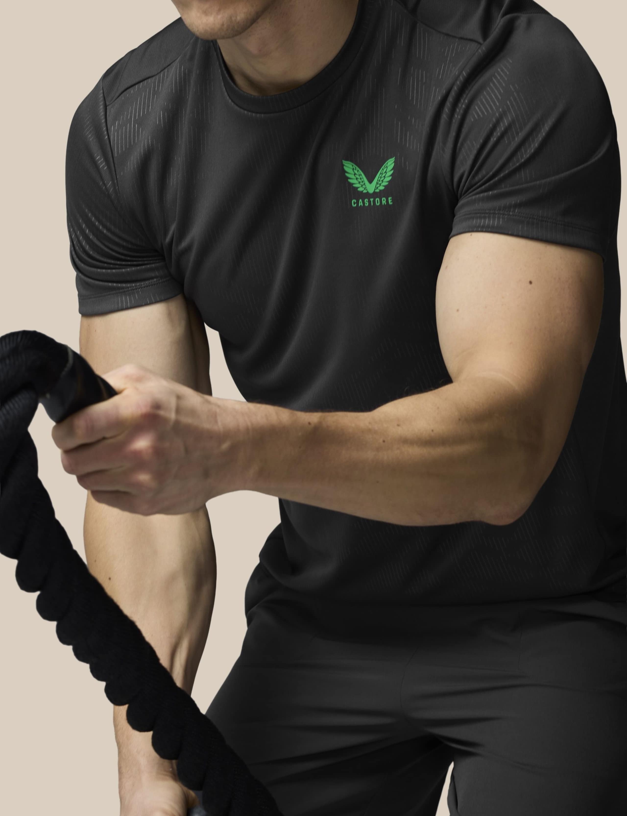 All Over Tonal Print Sports T-Shirt 6 of 6