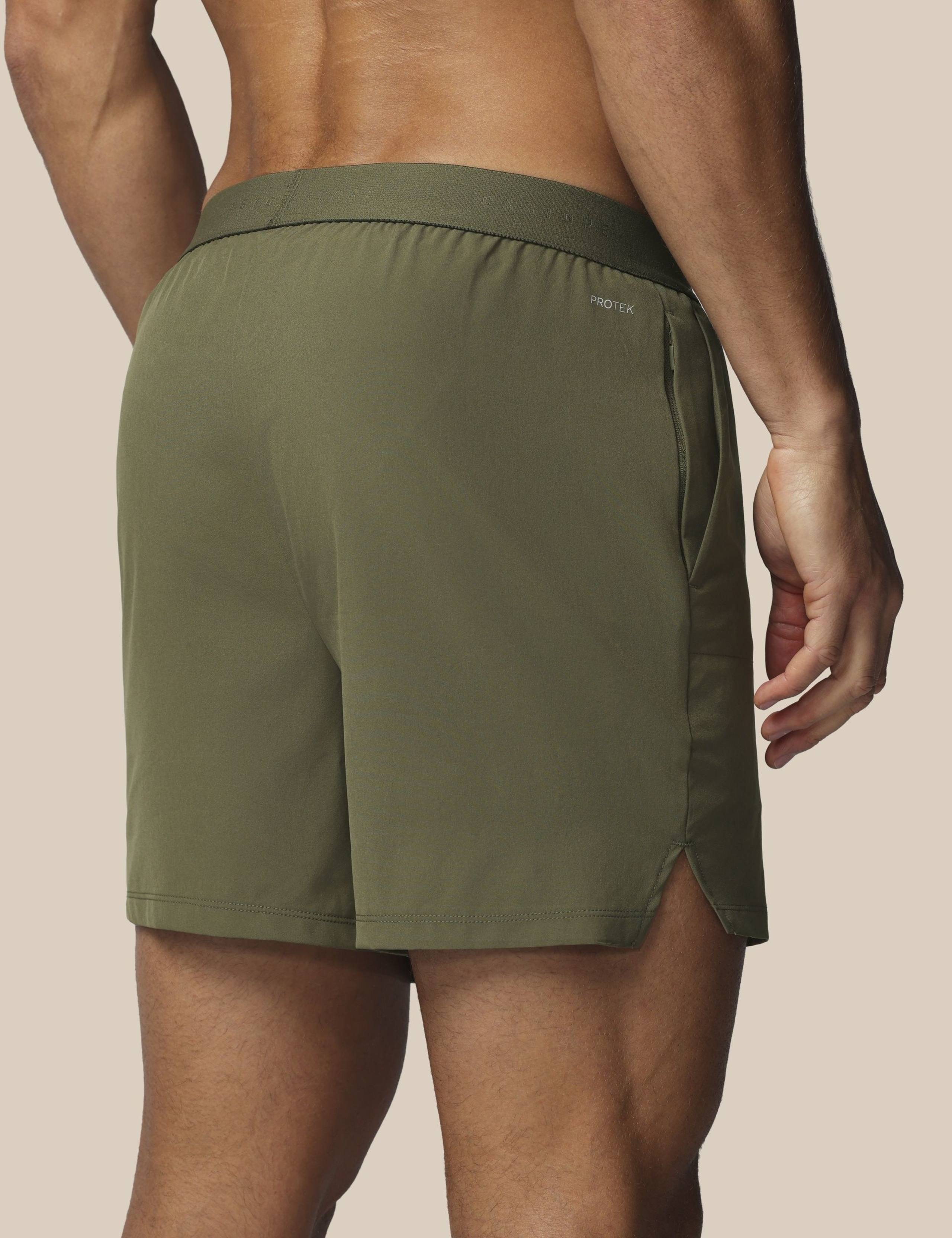 Water Resistant Zip Pocket Sports Shorts 4 of 6