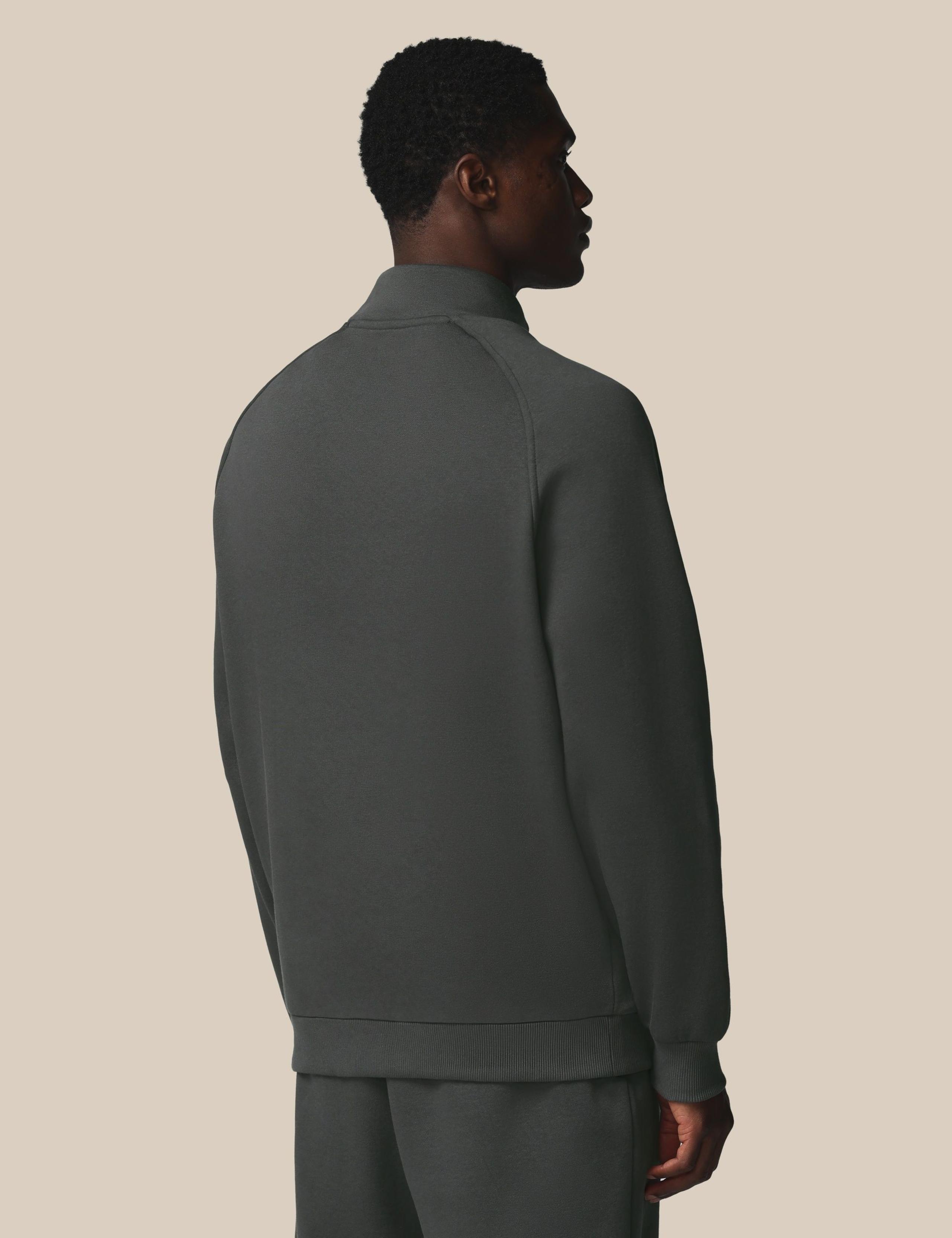 Cotton Rich Fleece Half Zip Sports T-Shirt 4 of 6