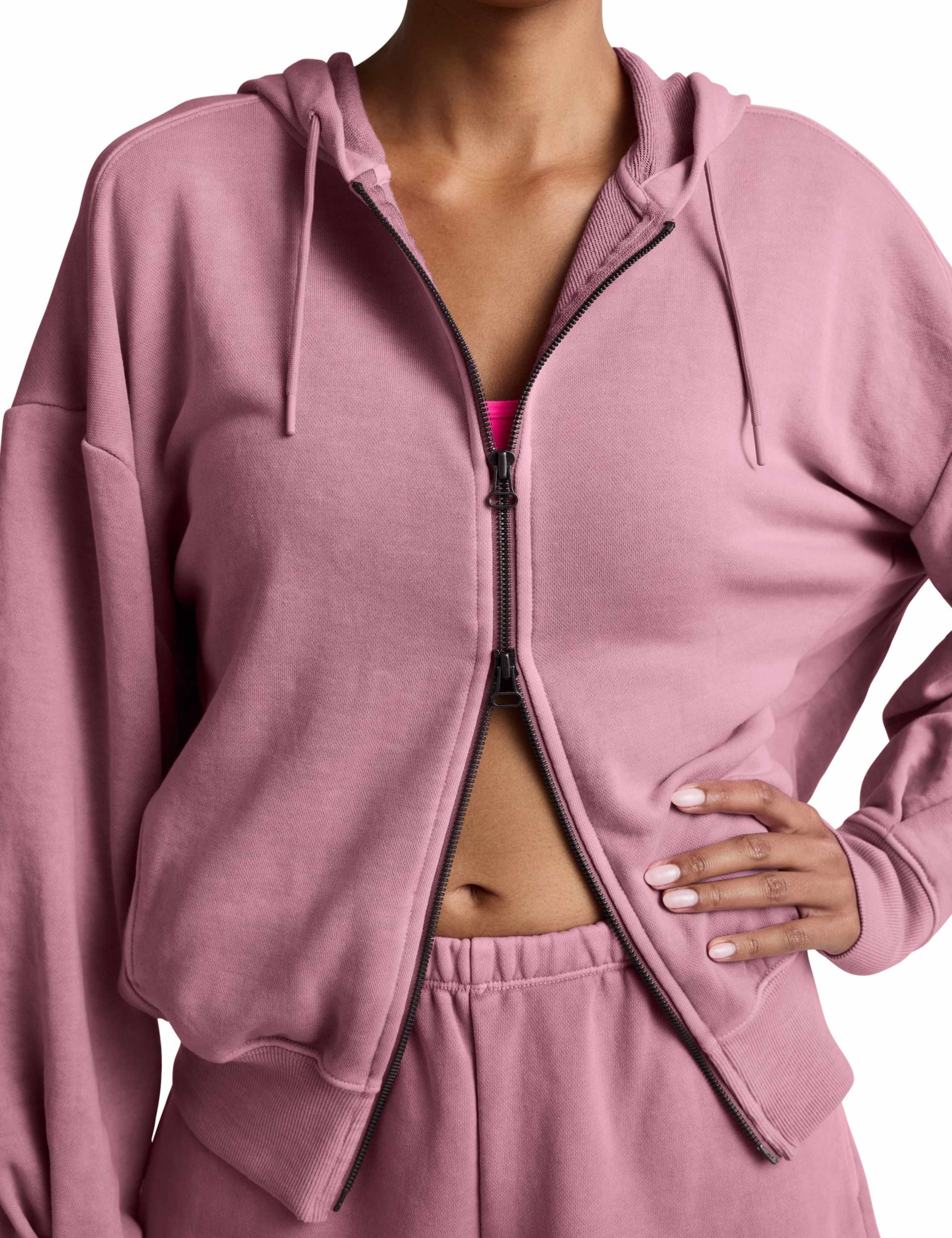 Fade Out Cotton Rich Zip Up Hoodie 2 of 5