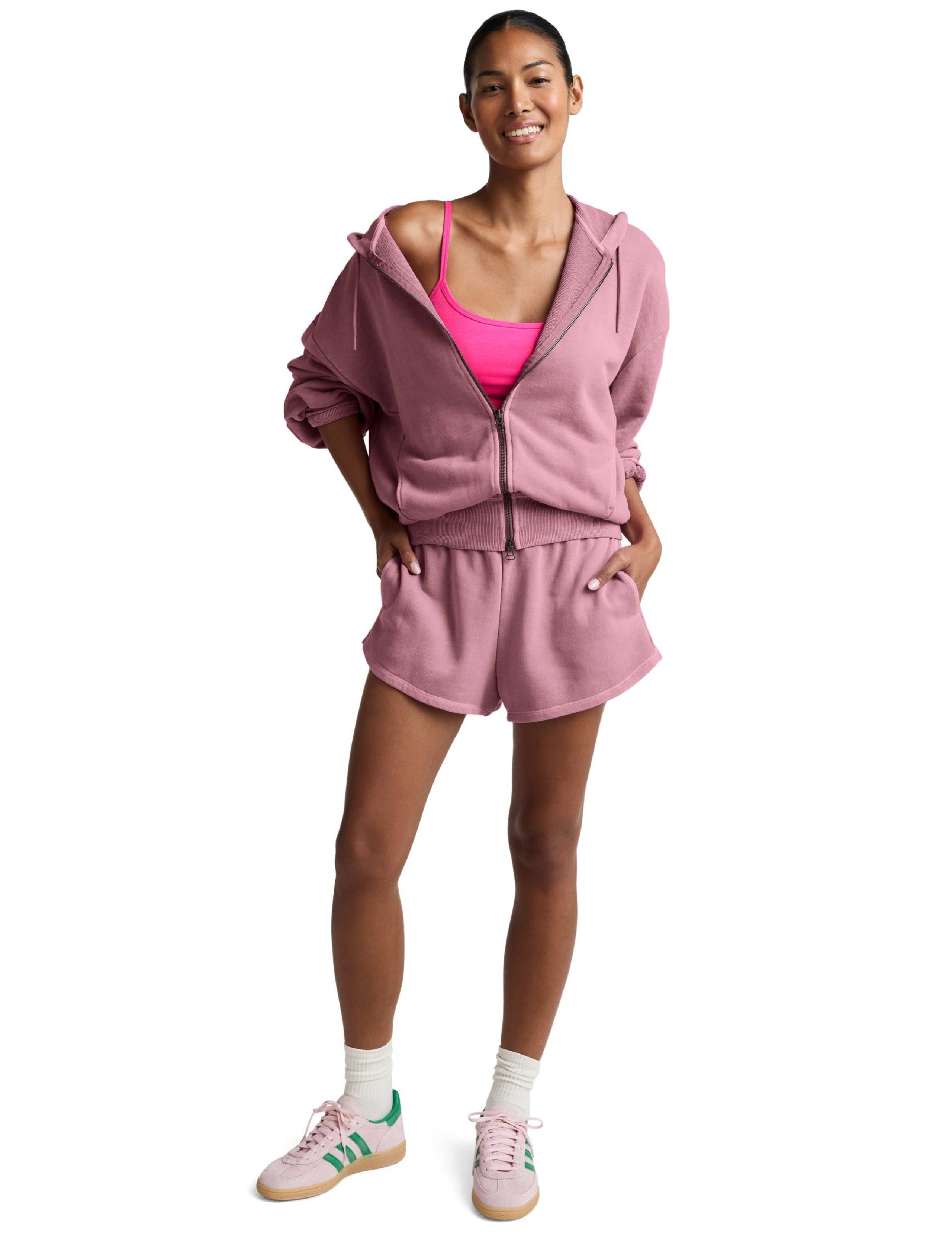 Fade Out Cotton Rich Zip Up Hoodie 4 of 5