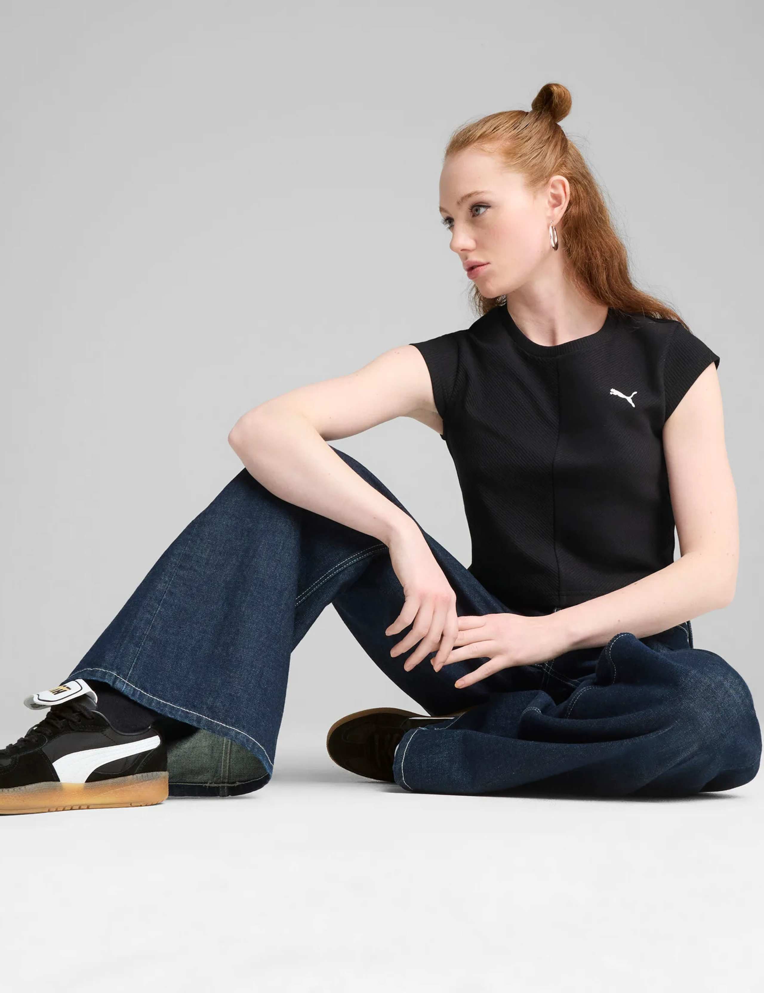 Wardrobe Ess Cotton Rich Rib Crop T-Shirt 3 of 4