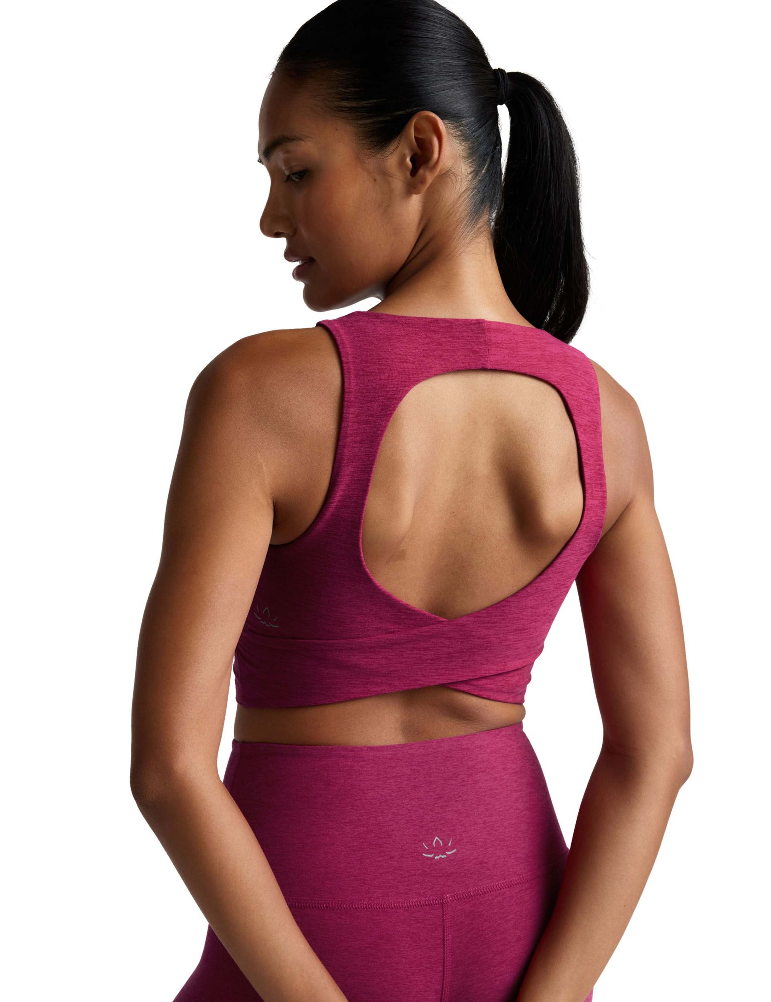 Spacedye Twister Scoop Neck Crop Top 3 of 3