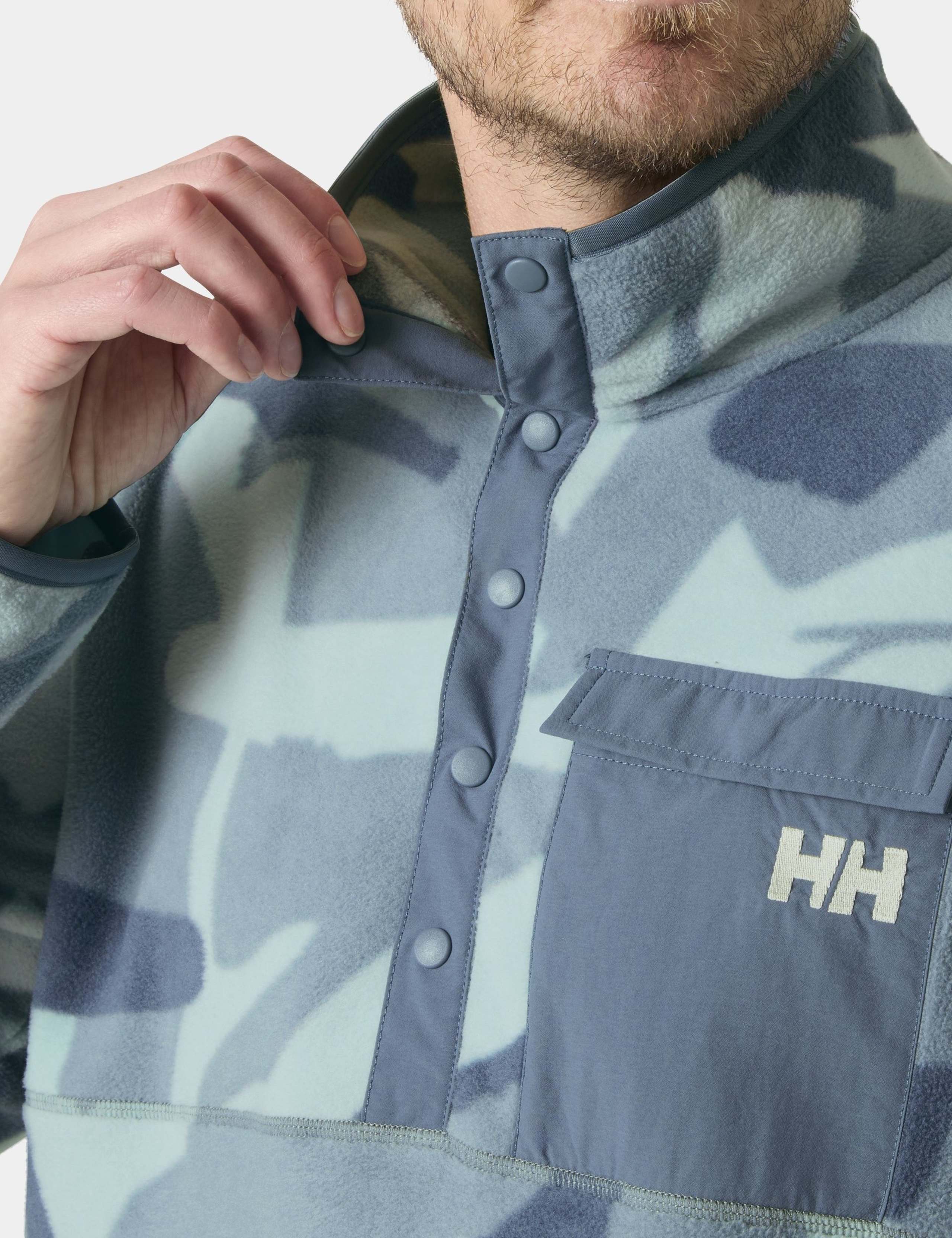 Maridalen Fleece Printed Funnel Neck Jacket 4 of 4