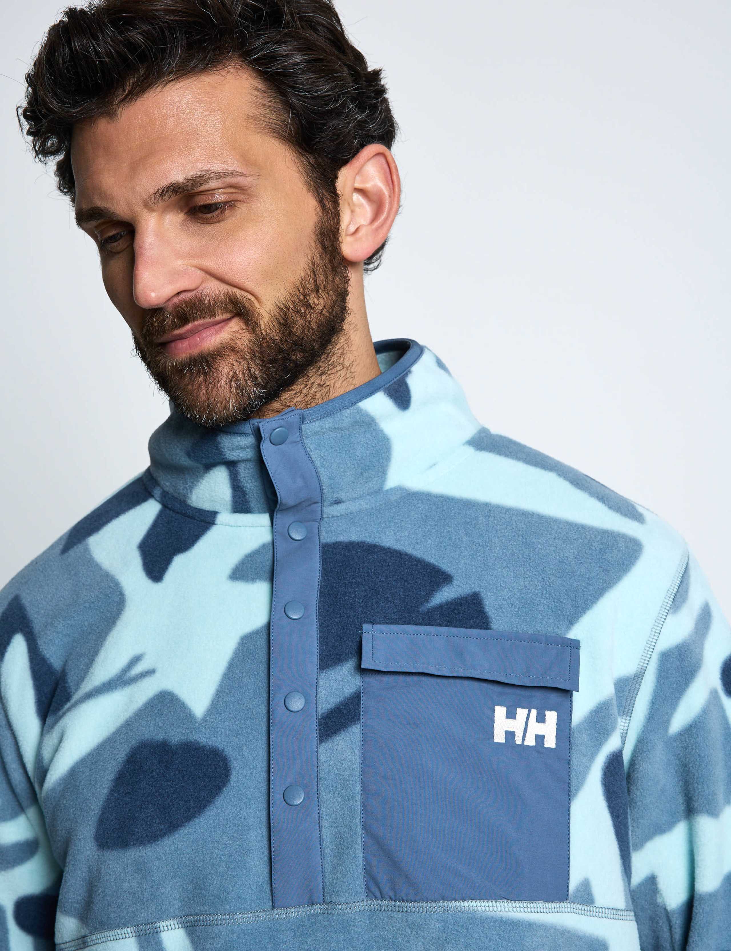 Maridalen Fleece Printed Funnel Neck Jacket 4 of 4