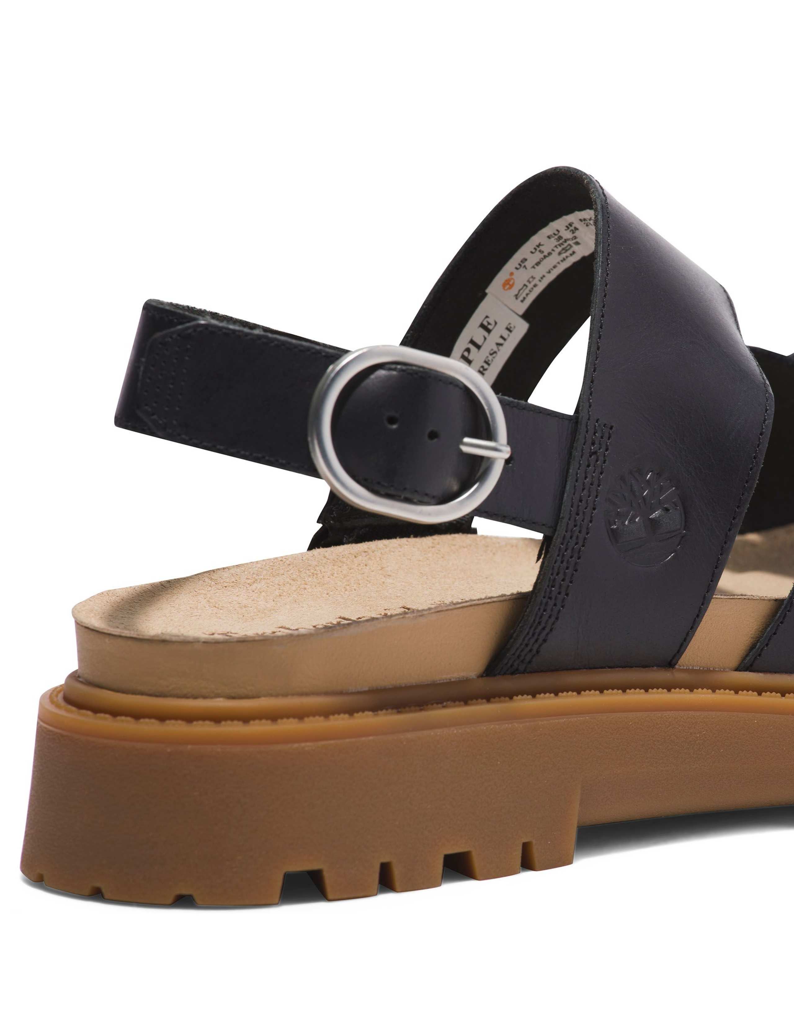 Clairemont Leather Strappy Flat Sandals 5 of 8