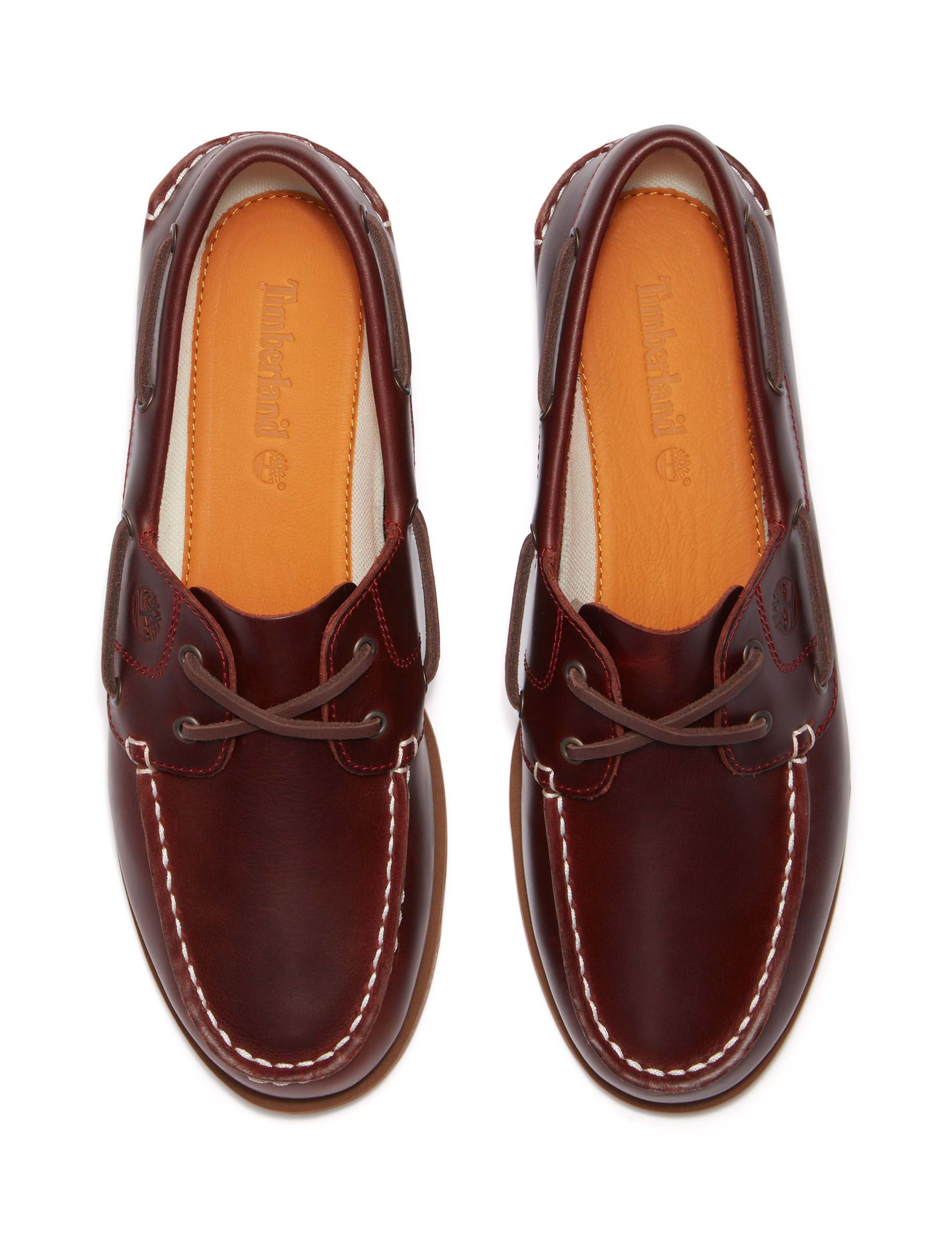 Classic 2-Eye Leather Boat Shoes 3 of 8