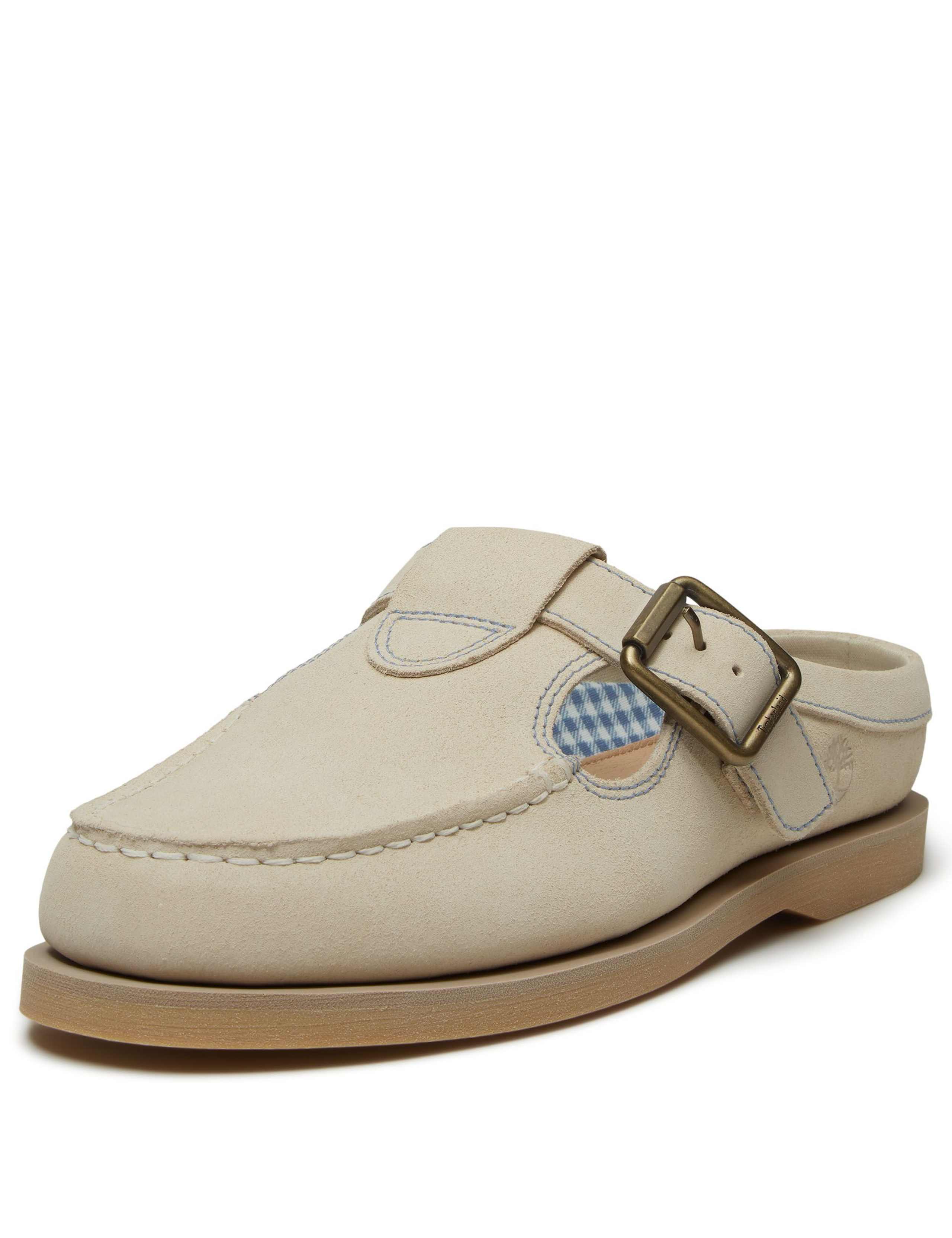Classic Leather Boat Shoe Clog Mules 6 of 10
