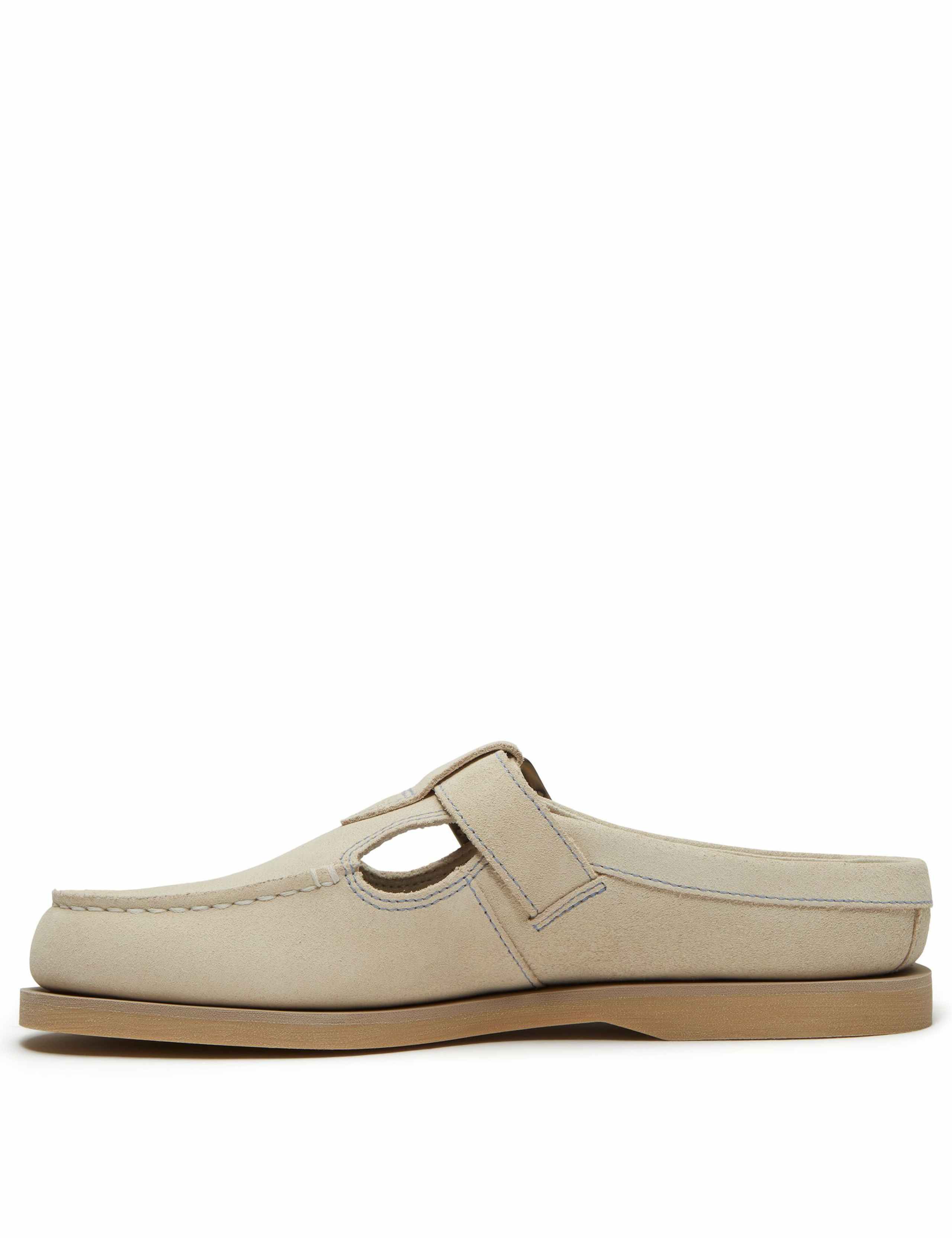 Classic Leather Boat Shoe Clog Mules 7 of 10