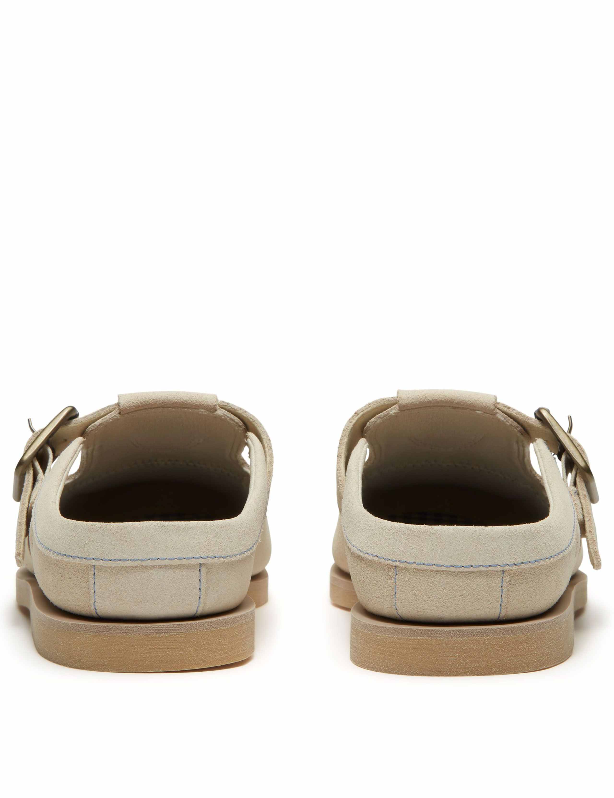 Classic Leather Boat Shoe Clog Mules 9 of 10