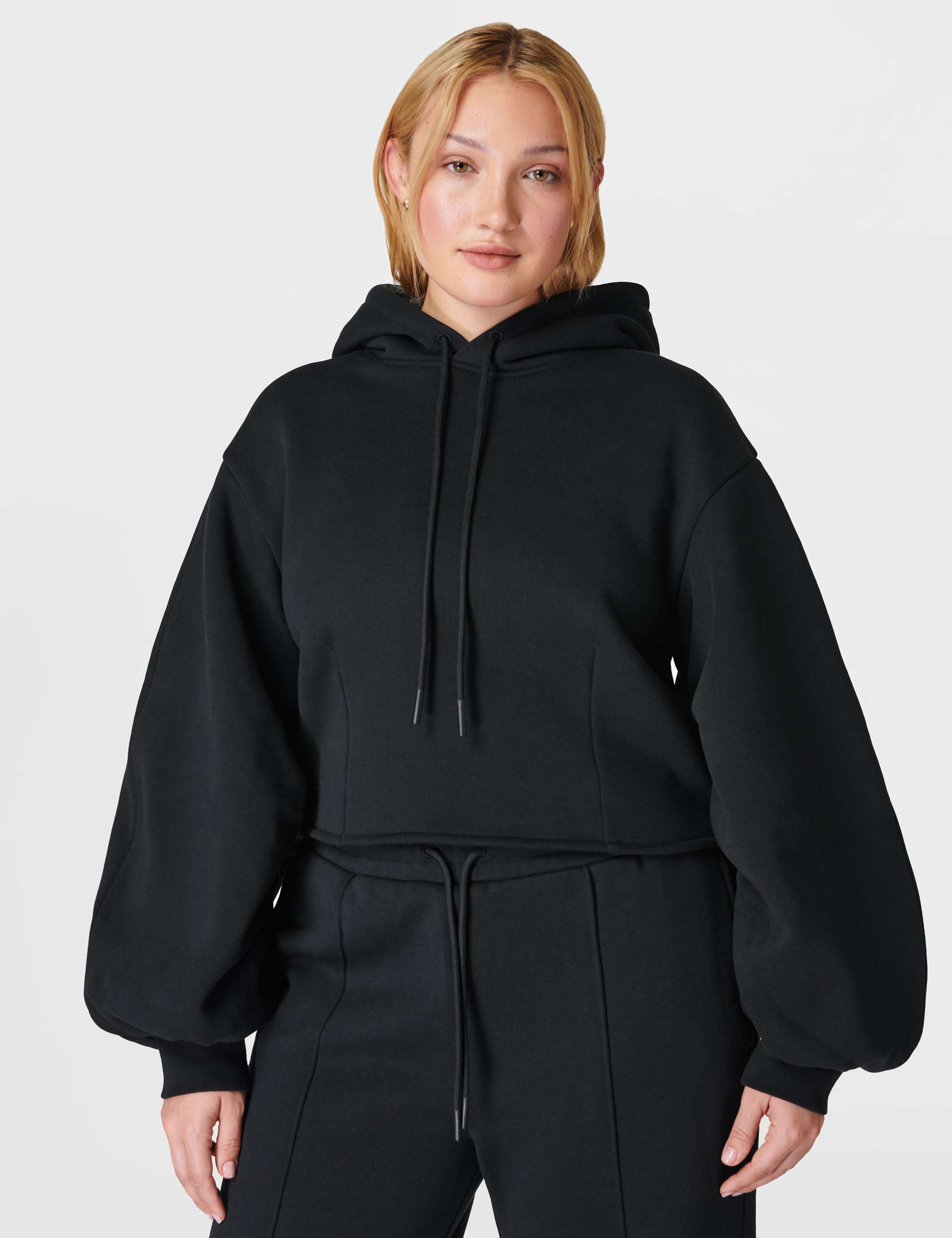 Suwequest Women's Casual Oversized Hoodies - Long Sleeve Drop Shoulder Pullover Sweatshirt - View #12