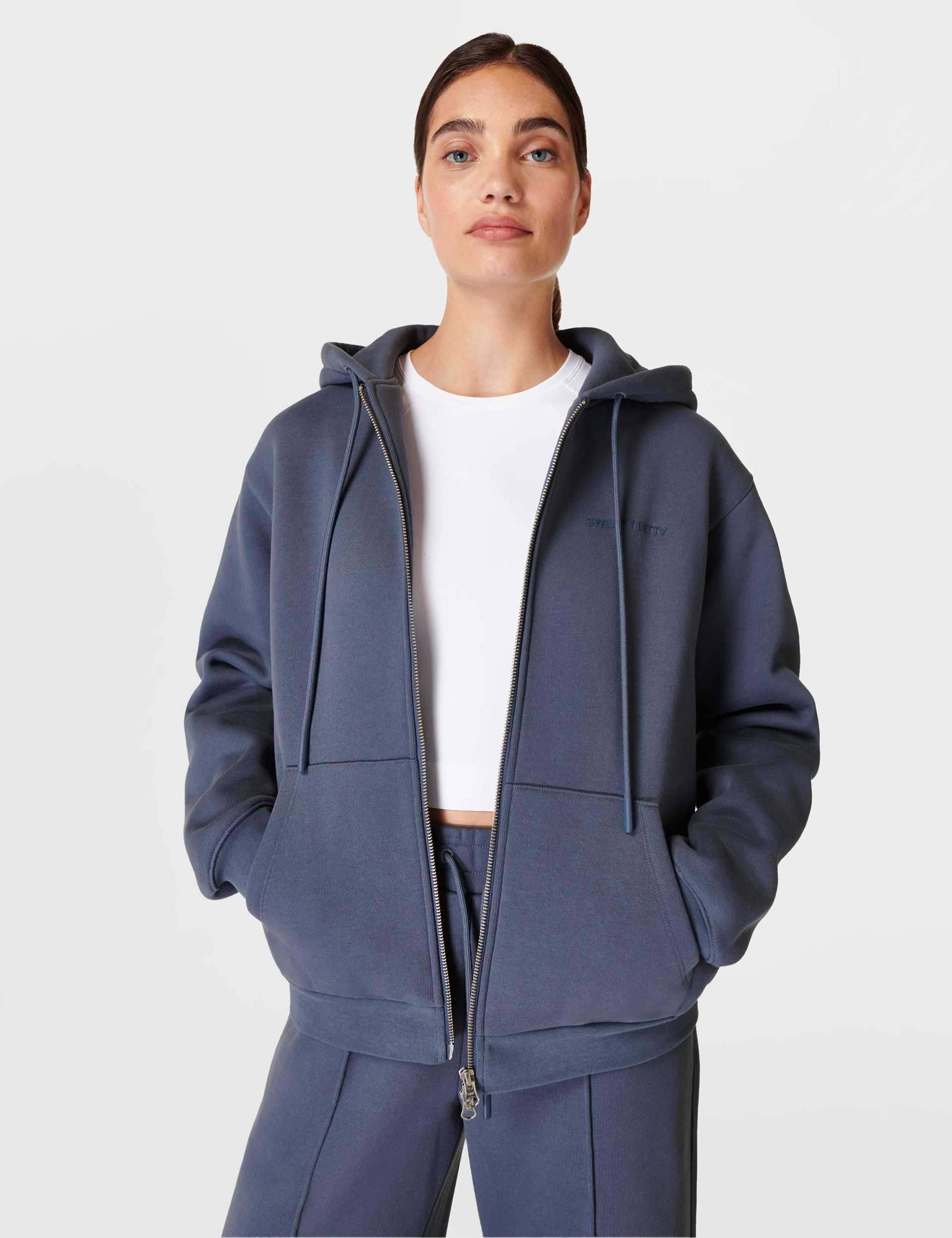Elevated Cotton Rich Zip Up Hoodie 3 of 4