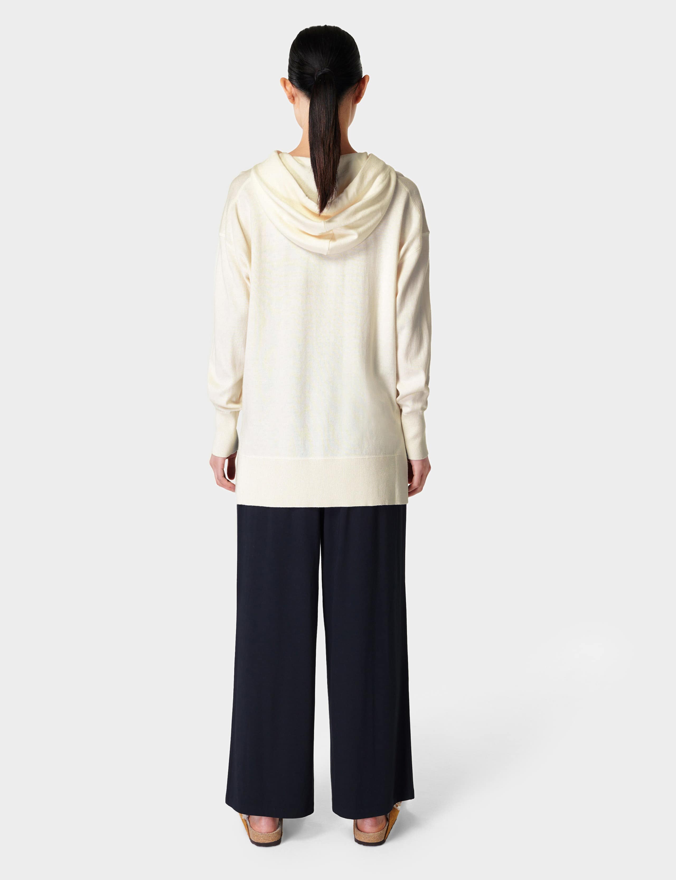 Modal Rich High Waisted Wide Leg Joggers 2 of 3