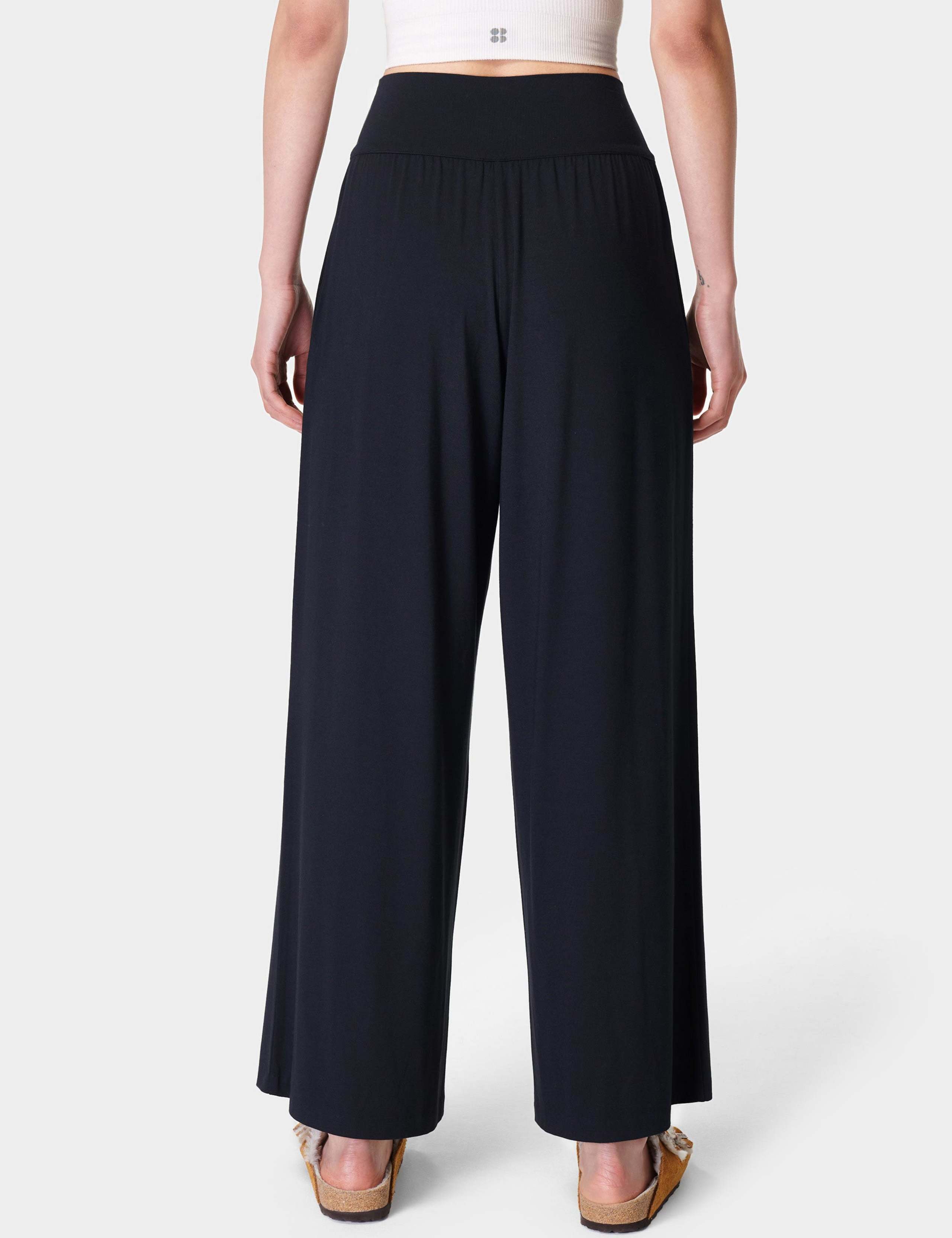Modal Rich High Waisted Wide Leg Joggers 3 of 3