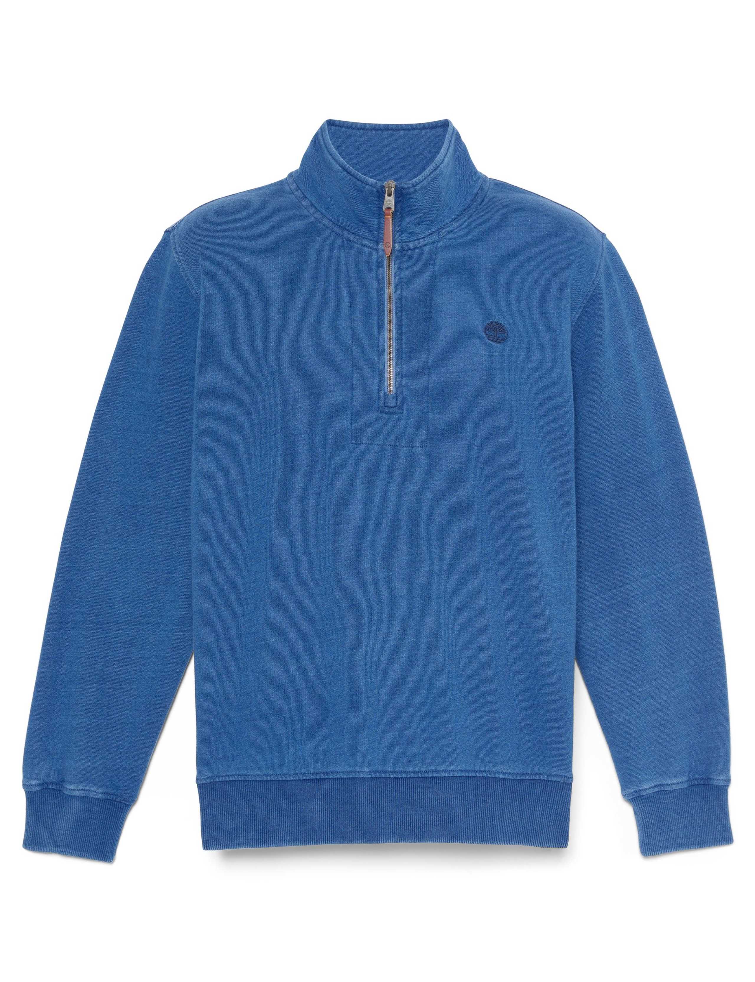 Pure Cotton Quarter Zip Sweatshirt 2 of 4