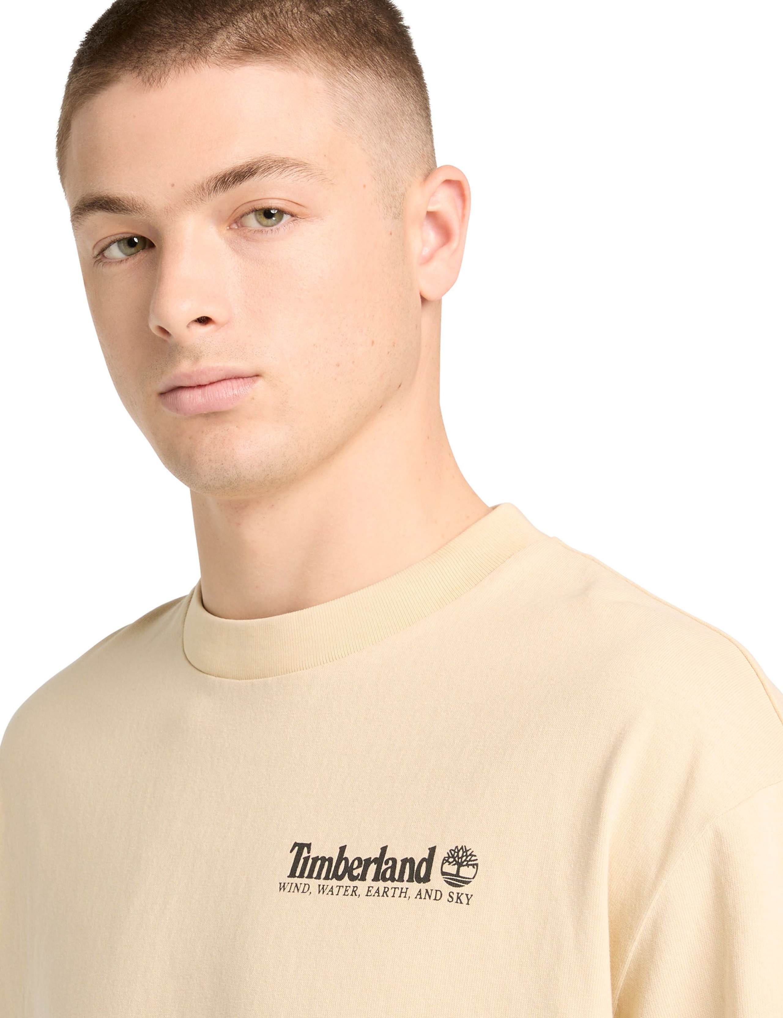 Pure Cotton Crew Neck Graphic T-Shirt 3 of 3